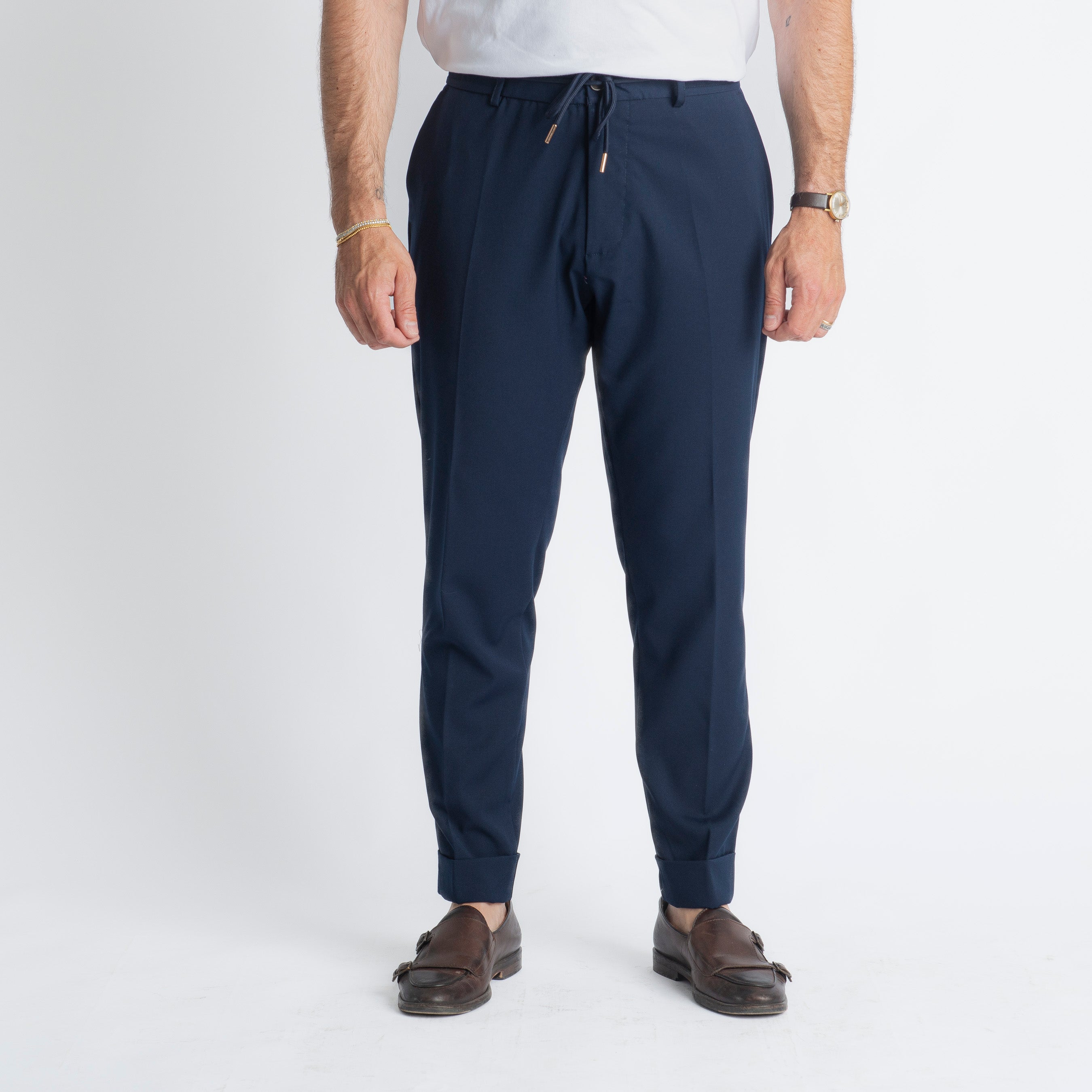 Pantalaccio Fresco Lana Ischia Blu