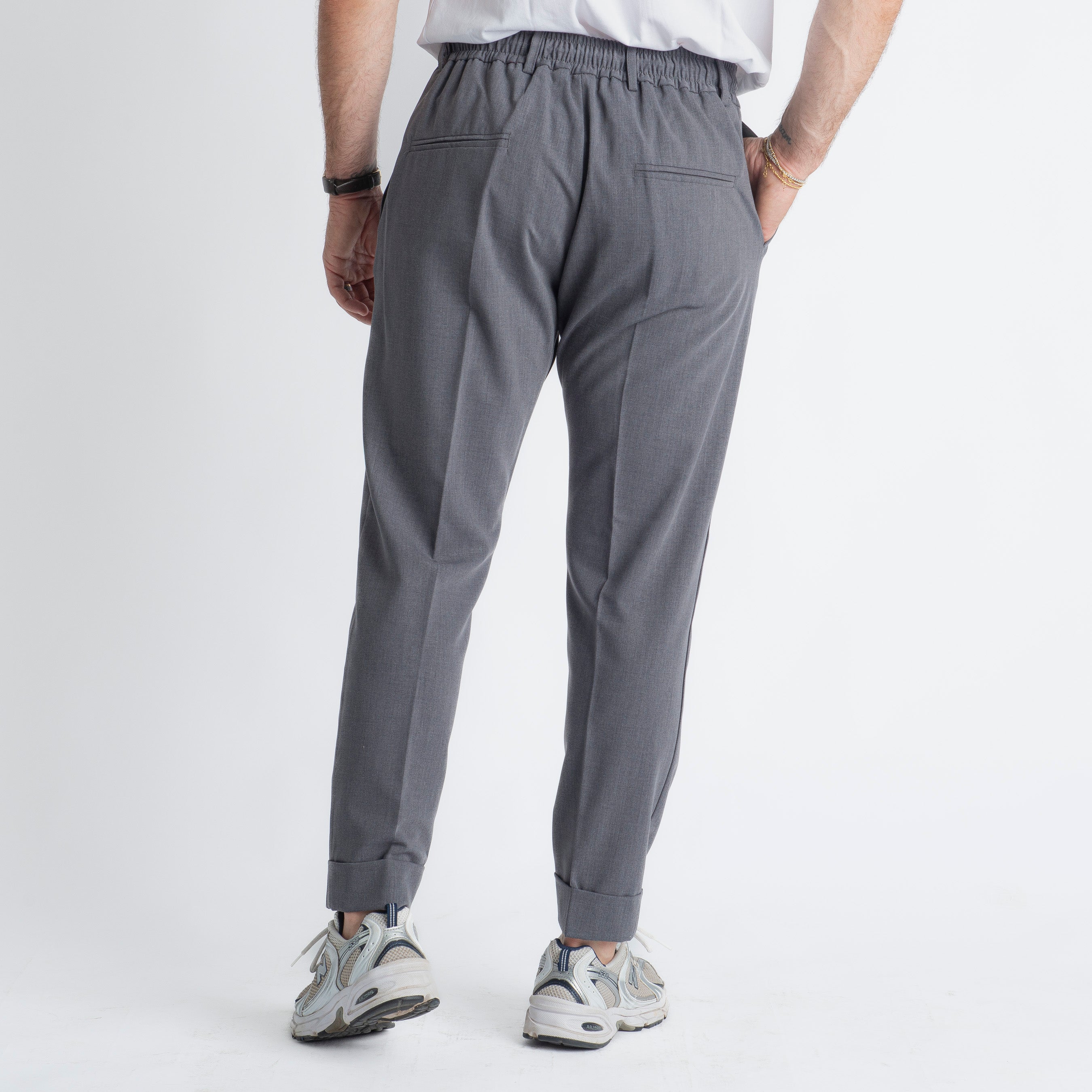 Pantalaccio Fresco Lana Ischia Grigio
