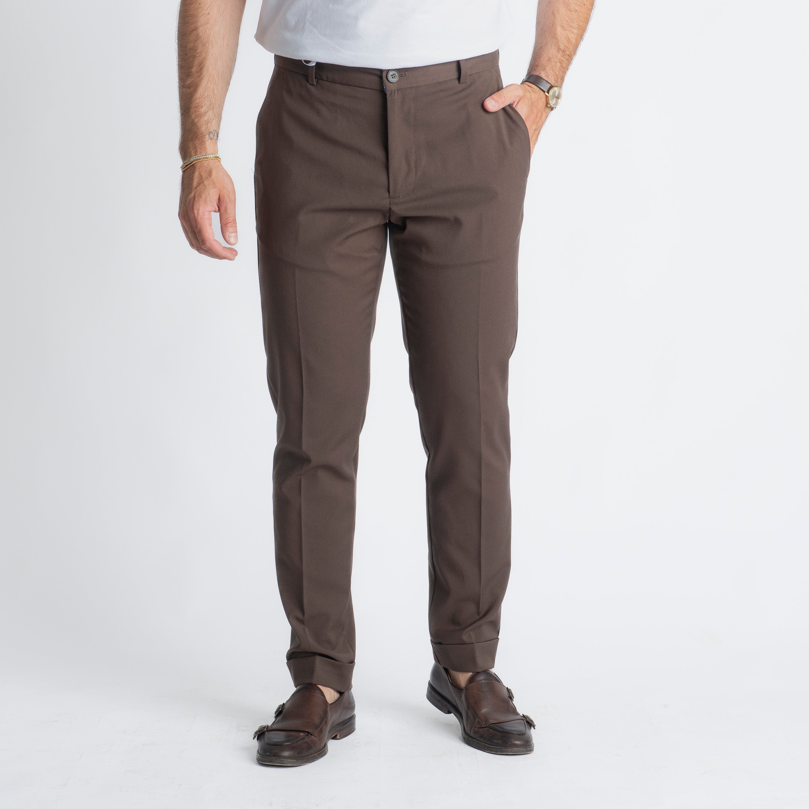 Pantalone Napoli Fresco Lana Moro
