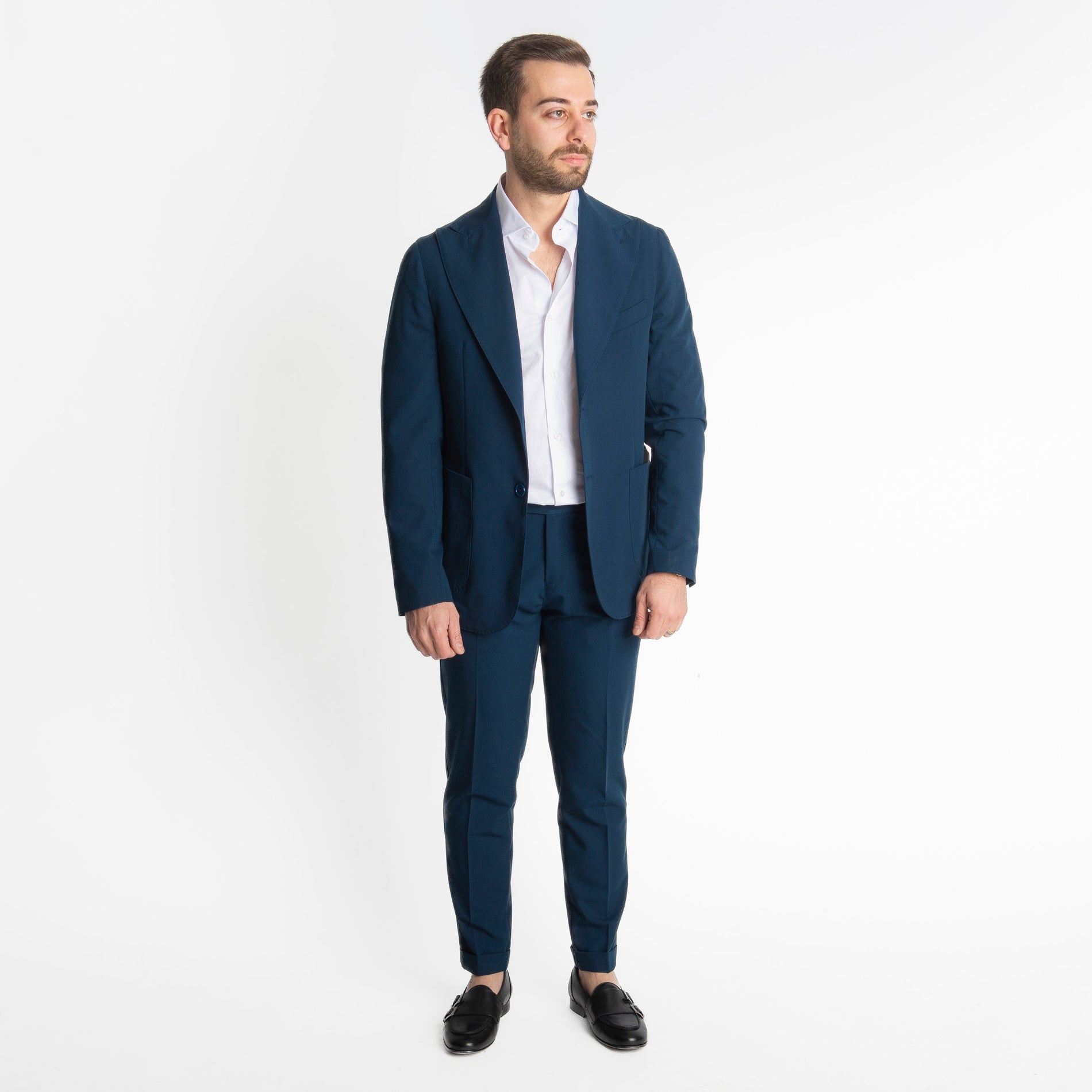 Abito Miller Mono Petto Blu Navy