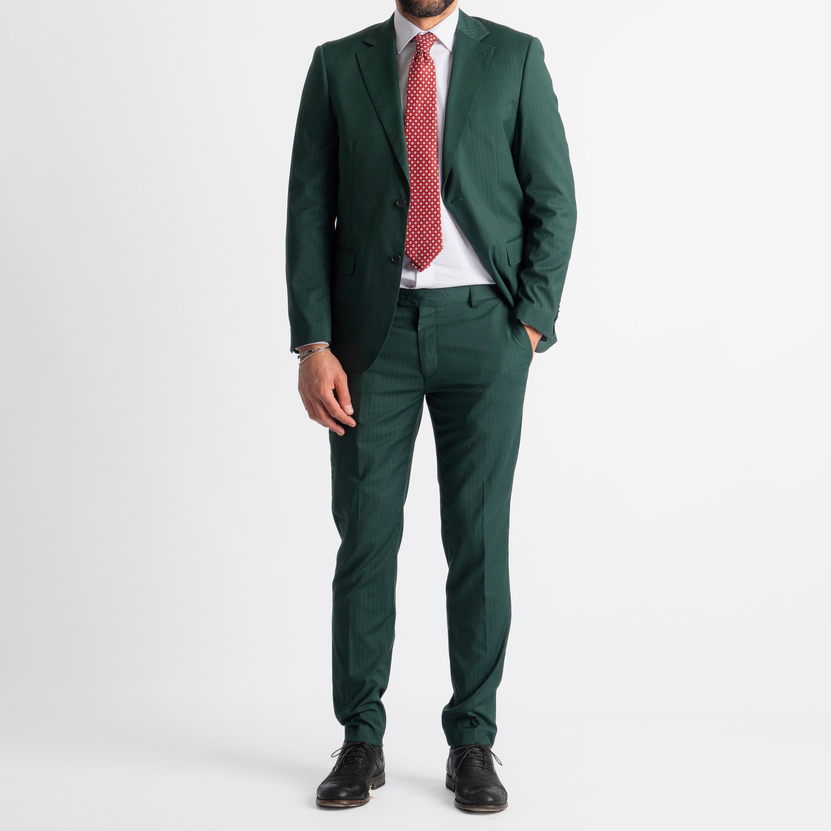 Abito Monopetto Solaro Verde Loden