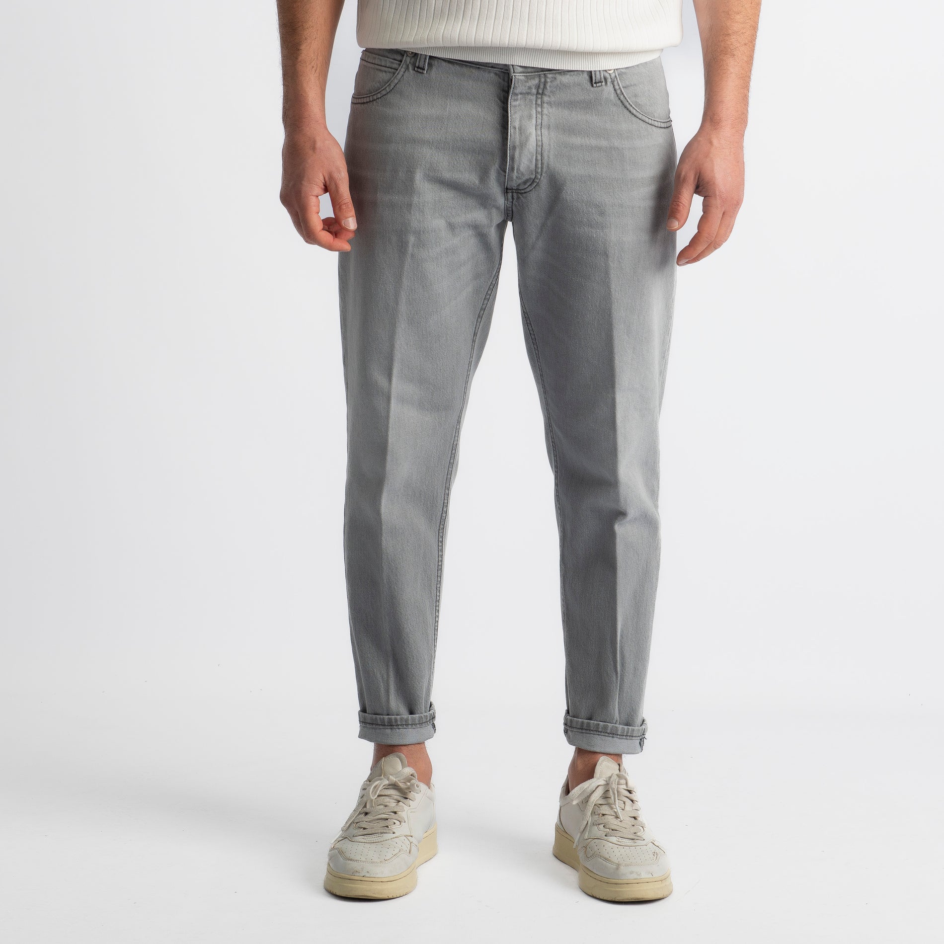 Jeans Straight Fit Stone Grey