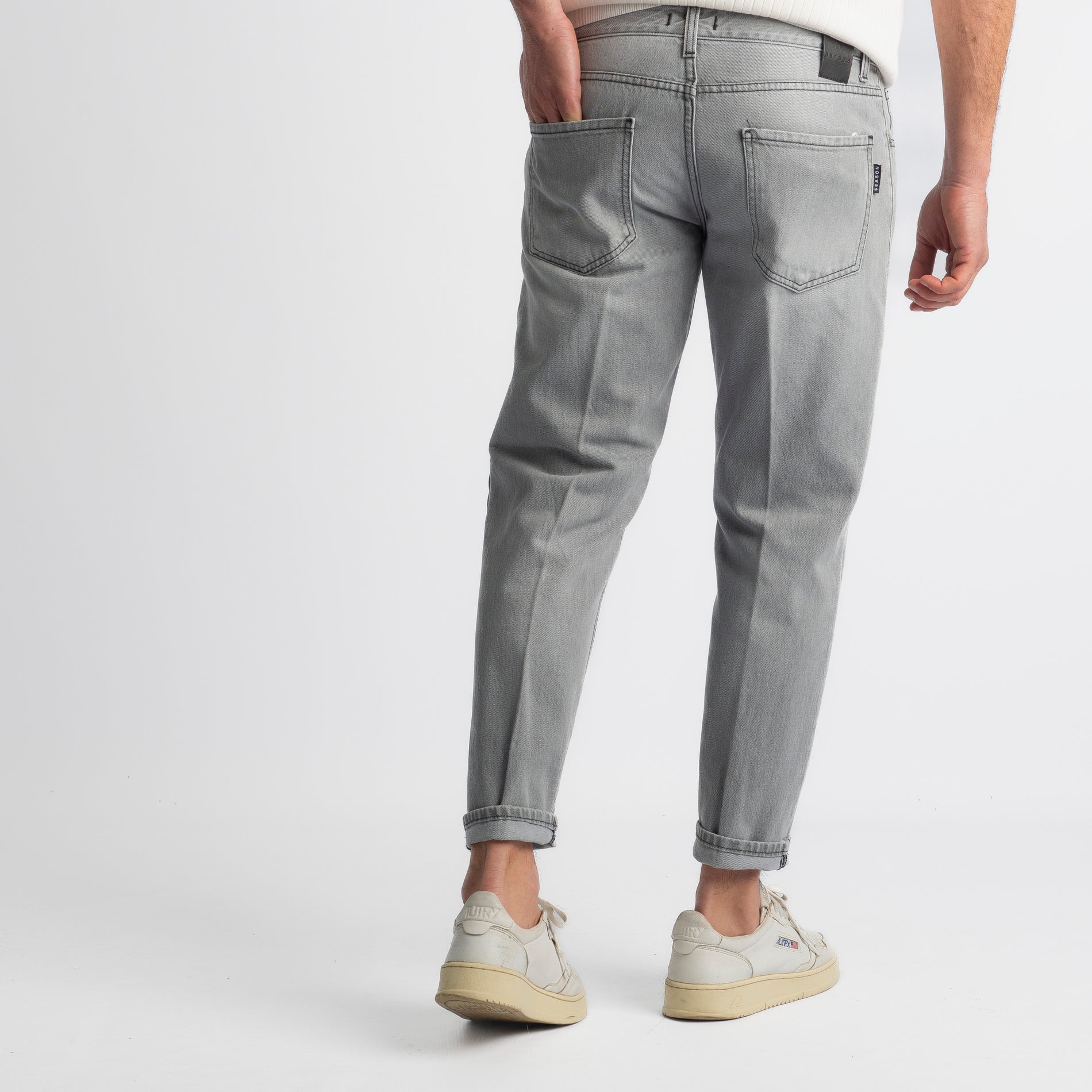 Jeans Straight Fit Stone Grey