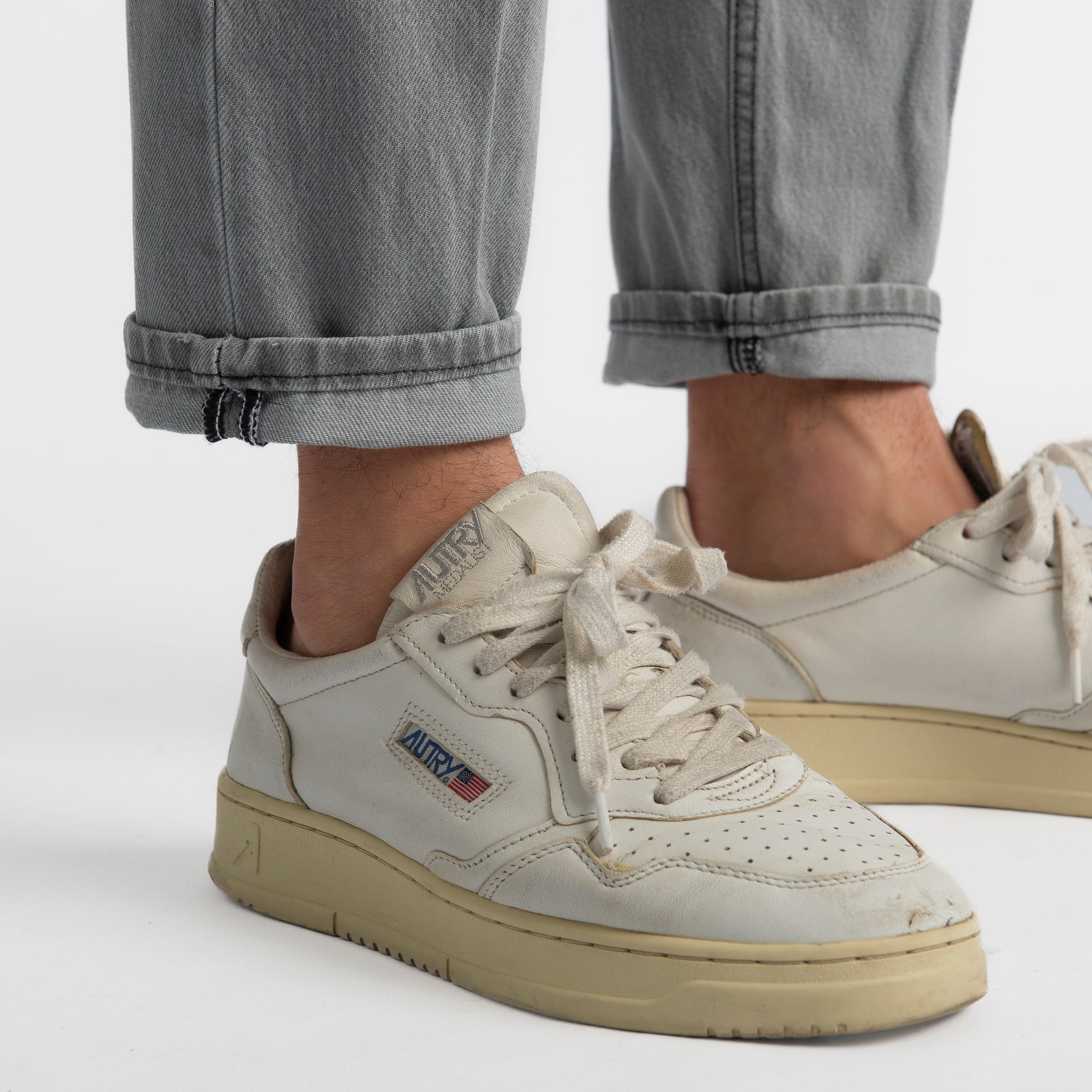 Jeans Straight Fit Stone Grey