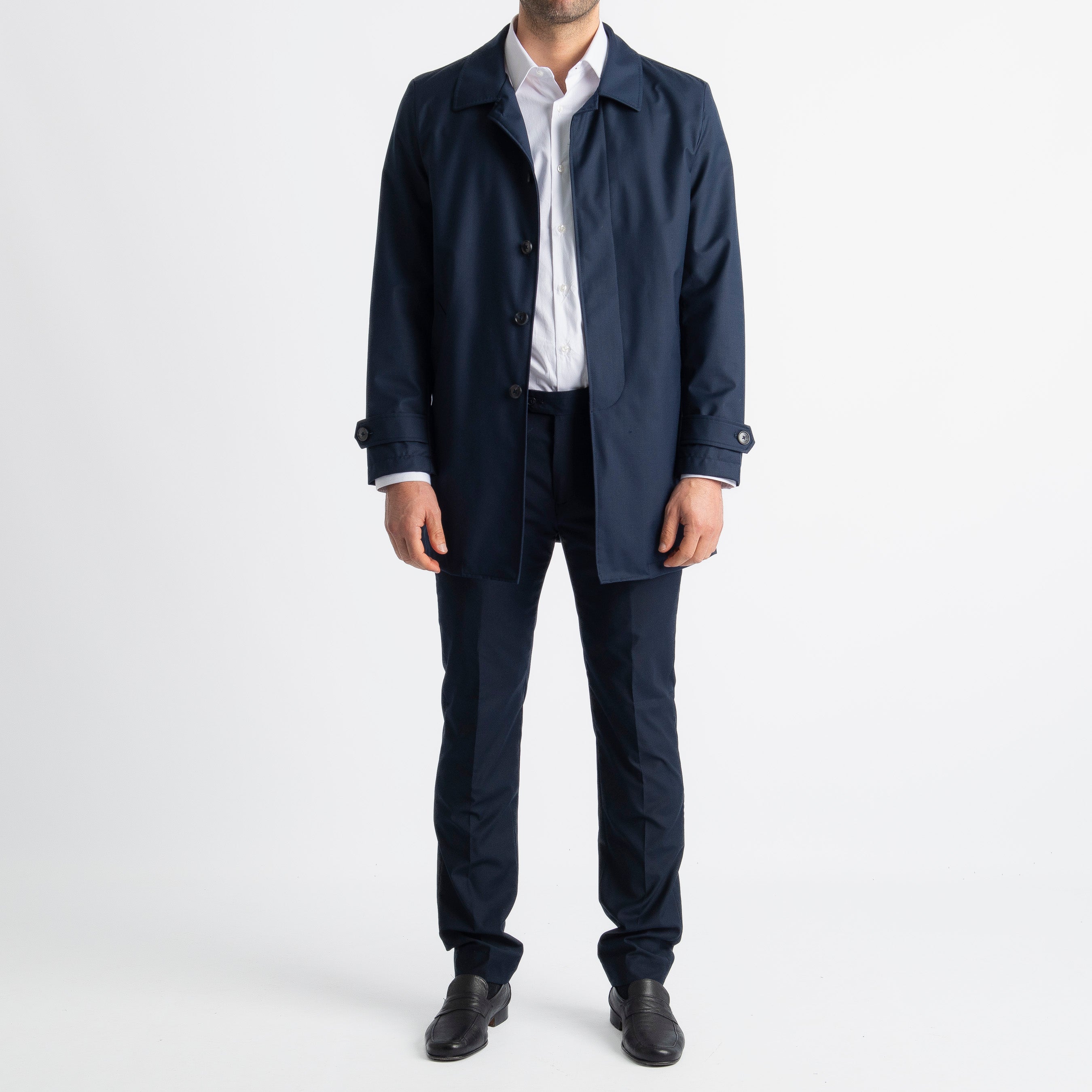 Trench Uomo GA18201 Blu
