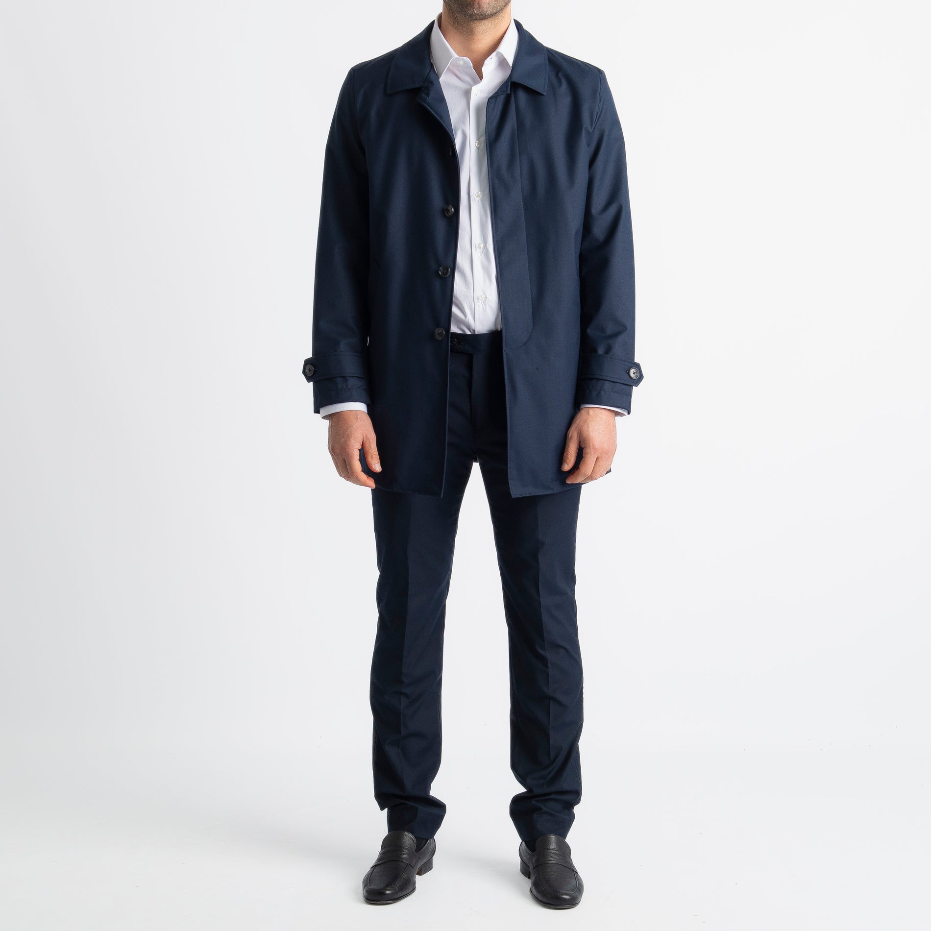 Trench Uomo GA18201 Blu