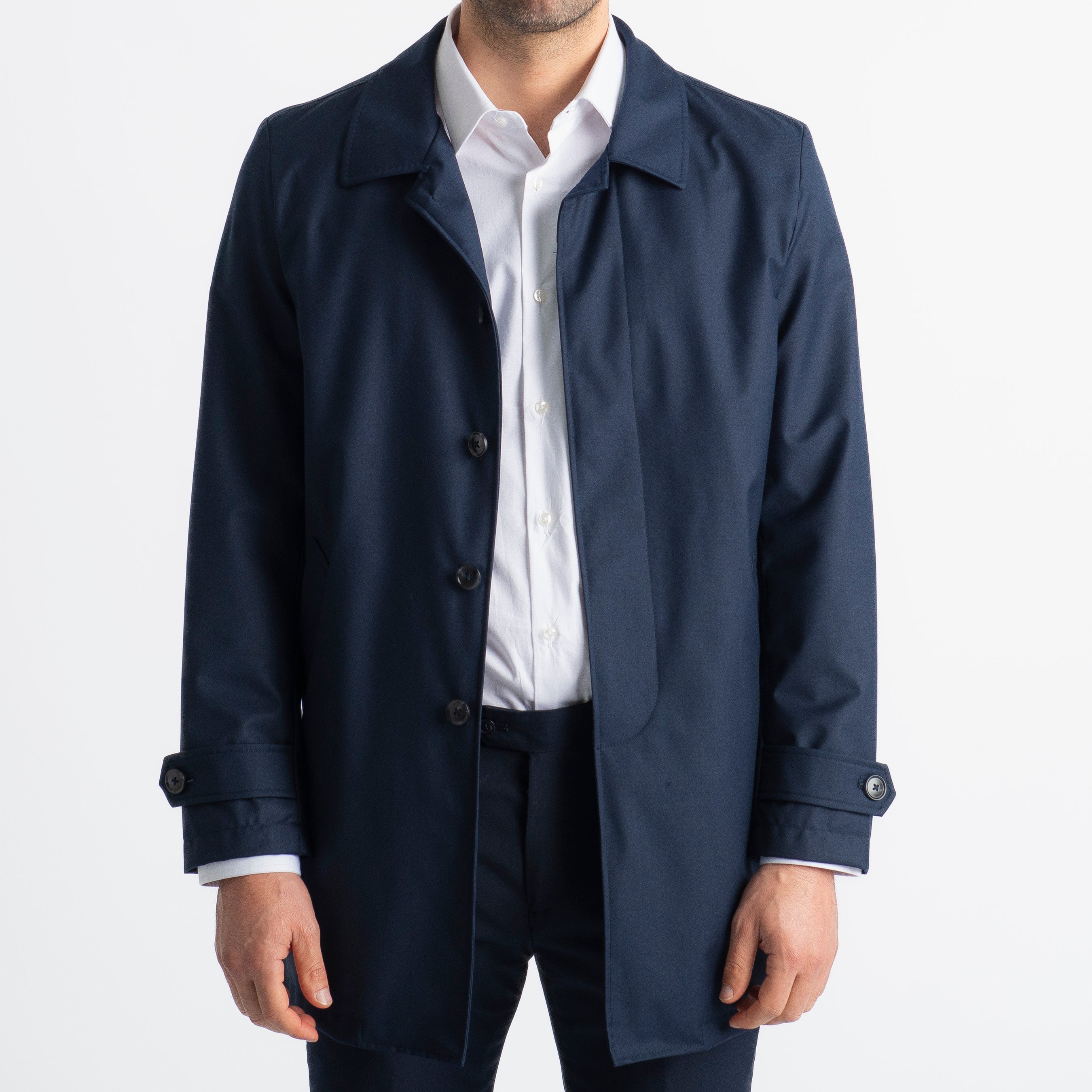 Trench Uomo GA18201 Blu