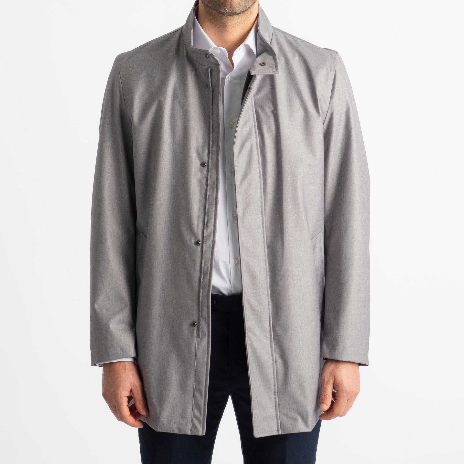 Trench Uomo GF39 Grigio