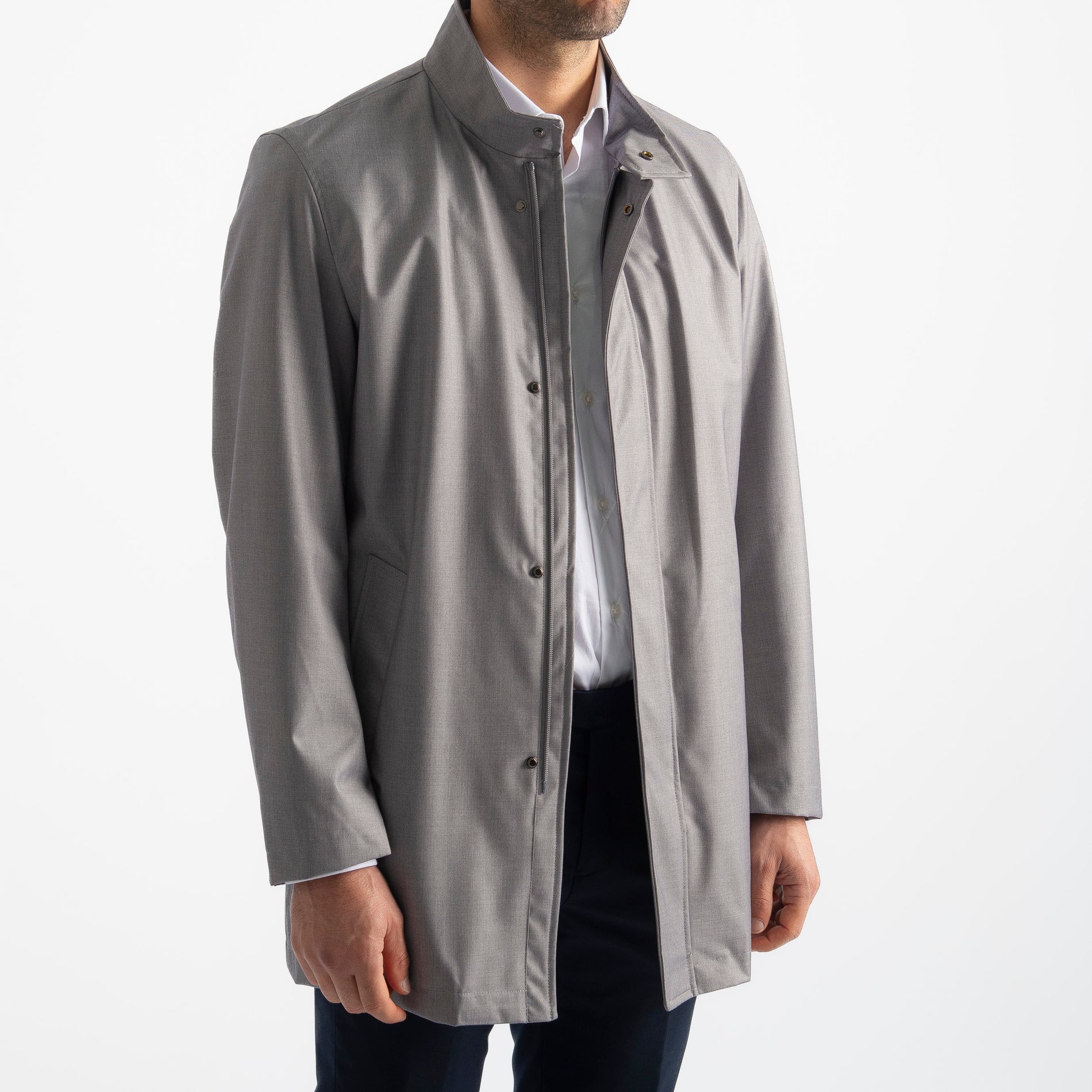 Trench Uomo GF39 Grigio
