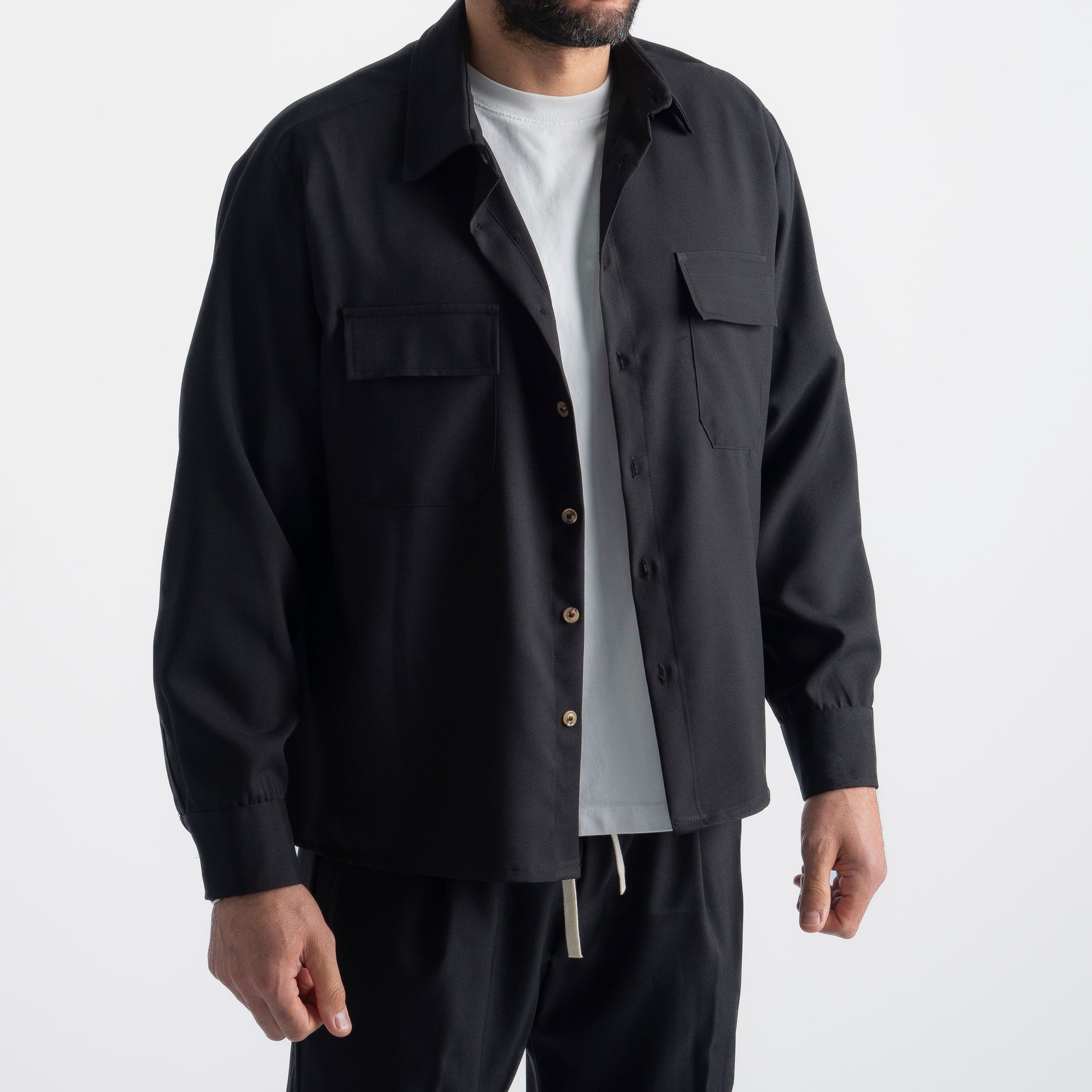 Overshirt After 91 Nero
