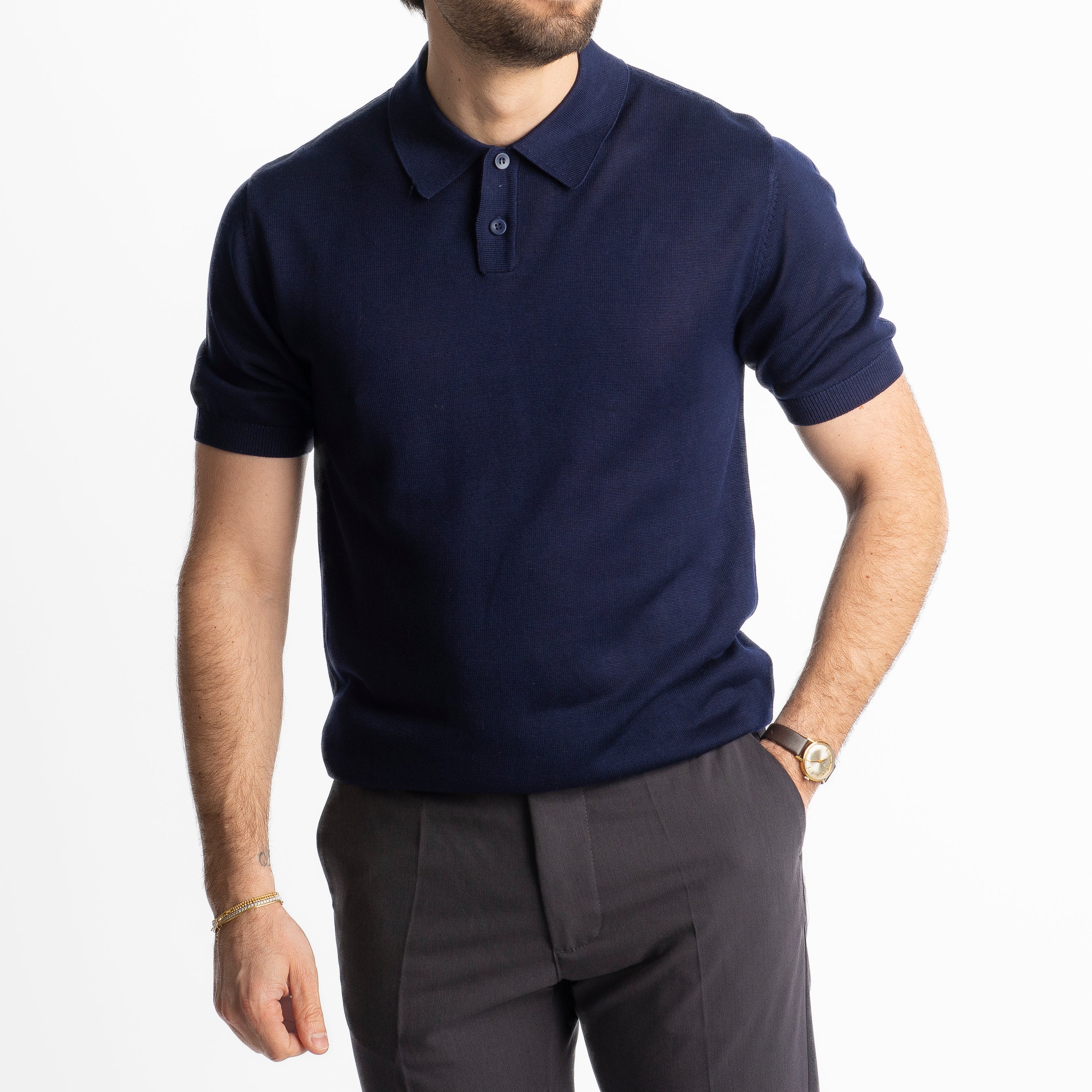 Polo Uomo 86301 Blu