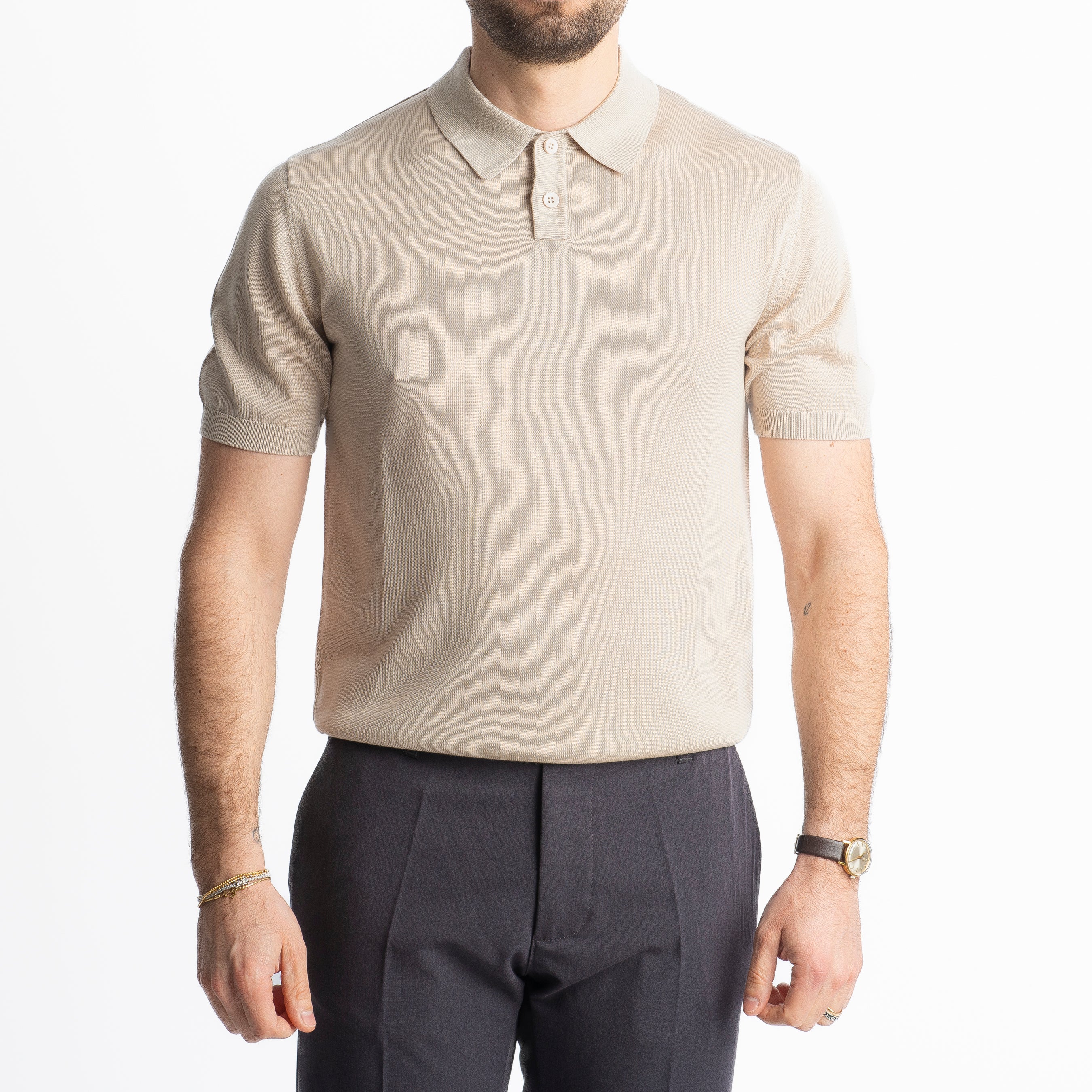 Polo Uomo 86301 Beige