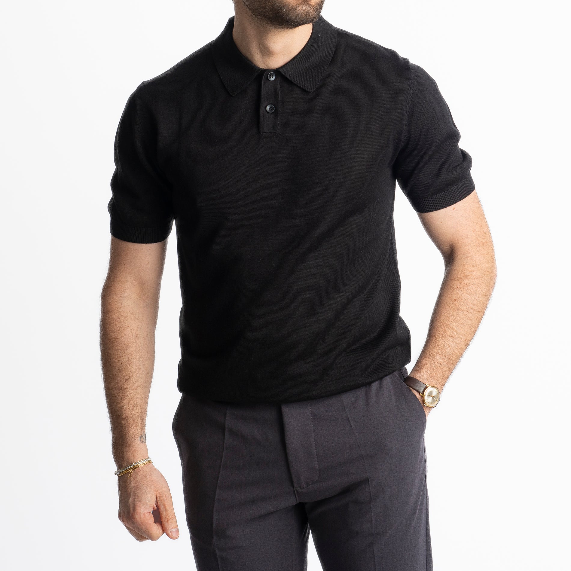 Polo Uomo 86301 Nero