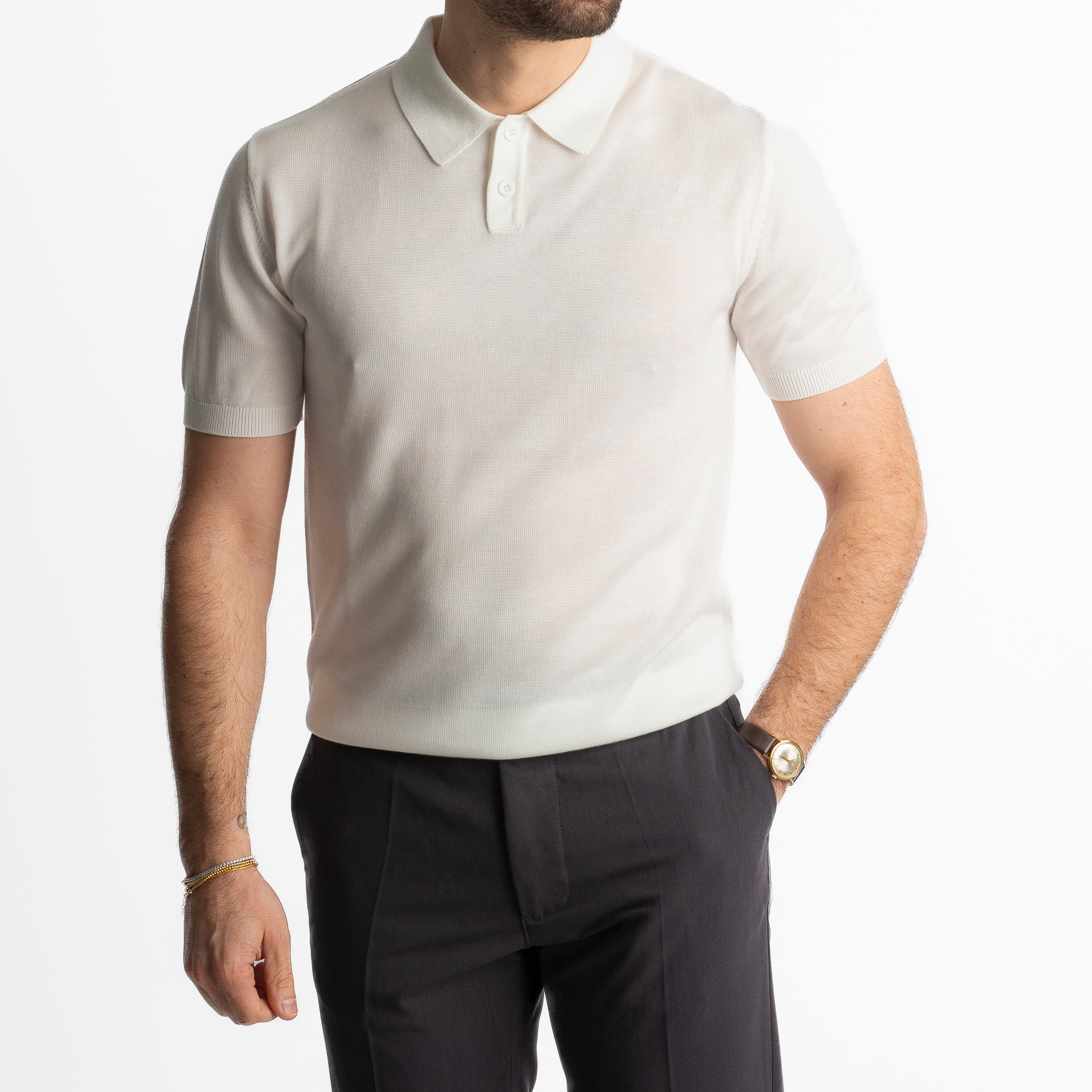 Polo Uomo 86301 Bianco