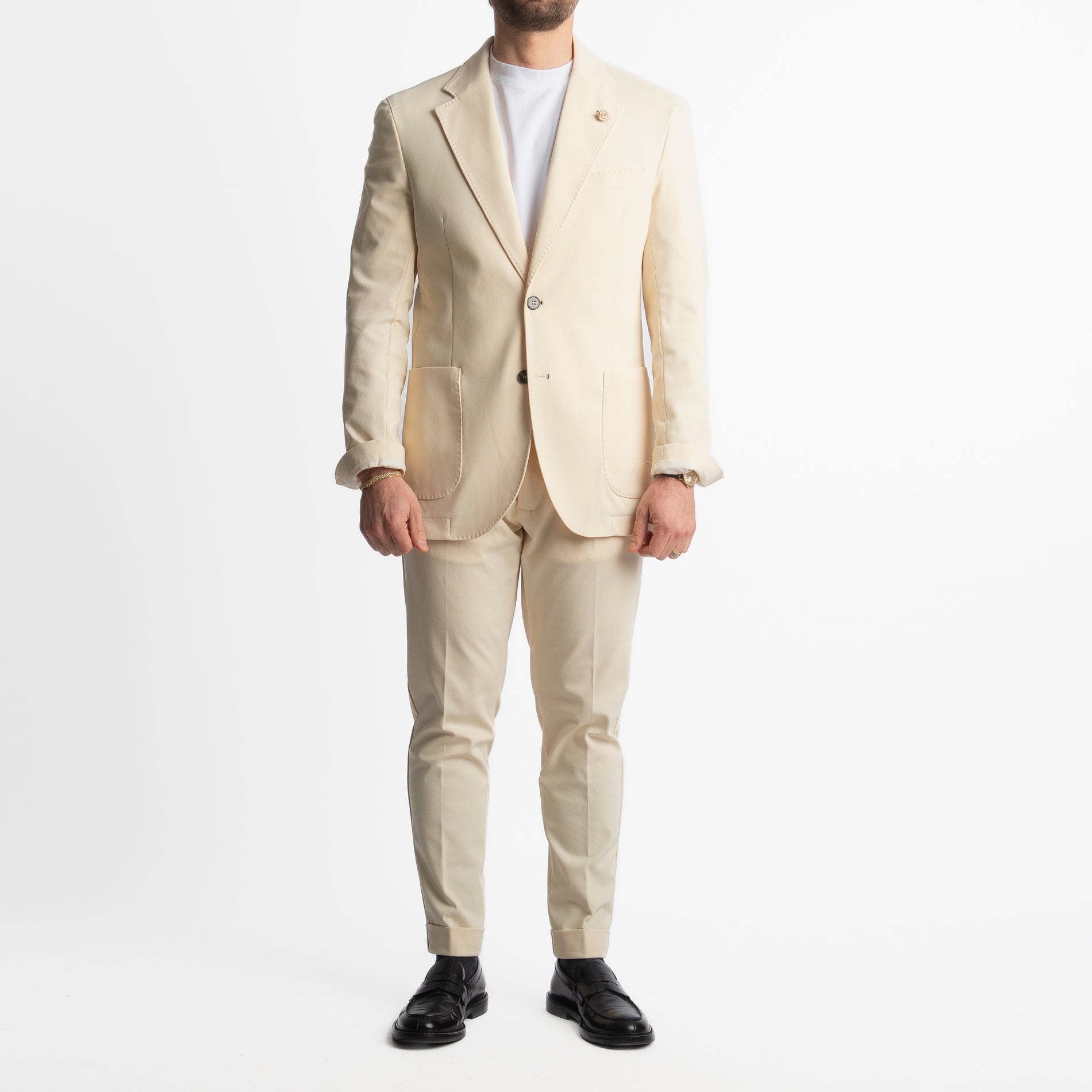 Giacca Monopetto Punto Milano Burro