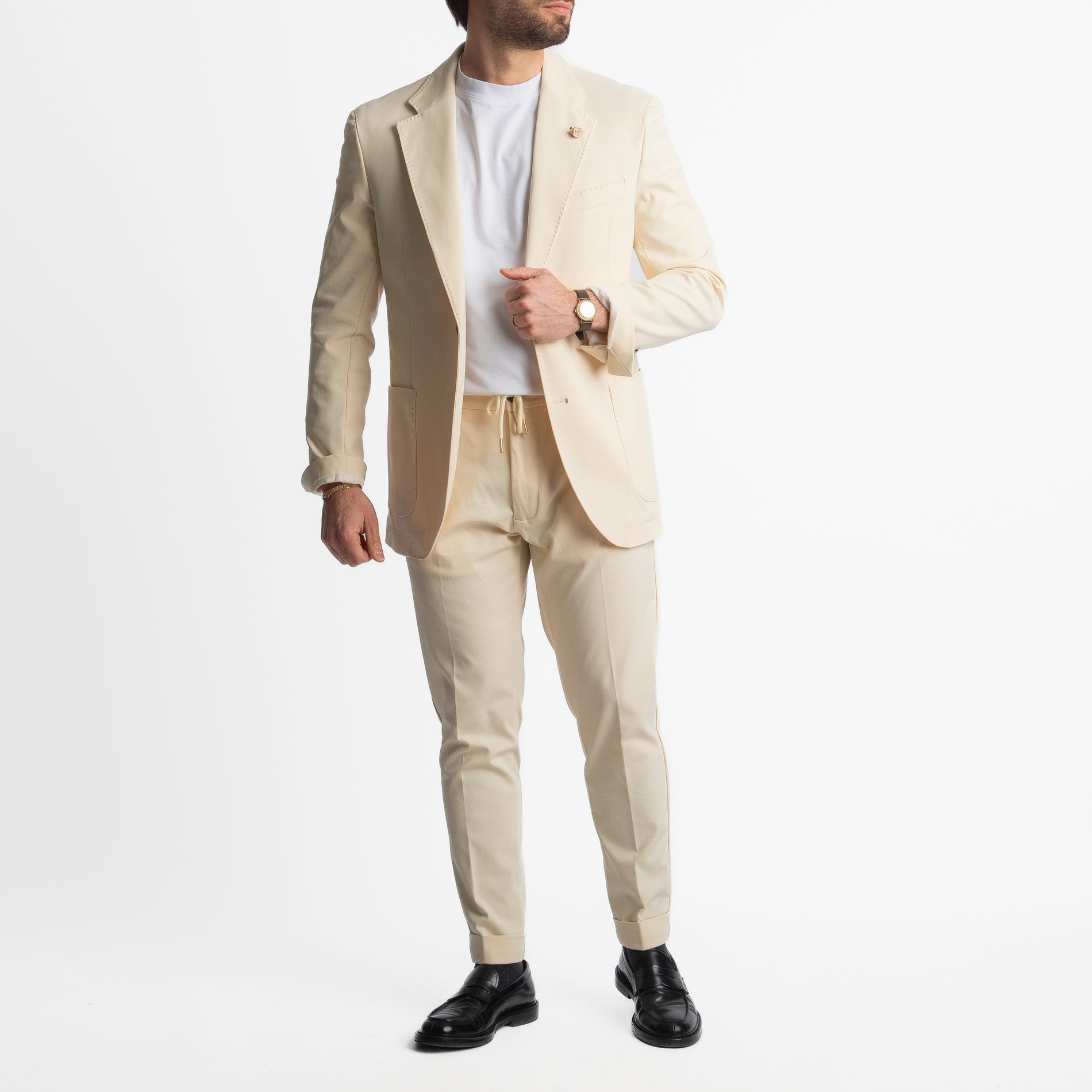 Giacca Monopetto Punto Milano Burro