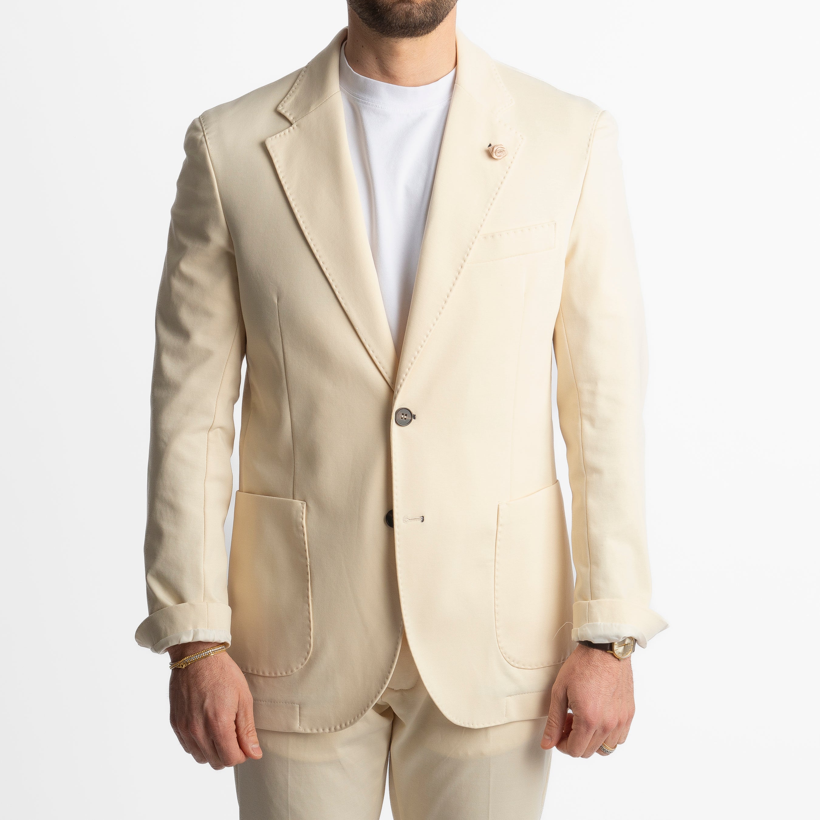 Giacca Monopetto Punto Milano Burro