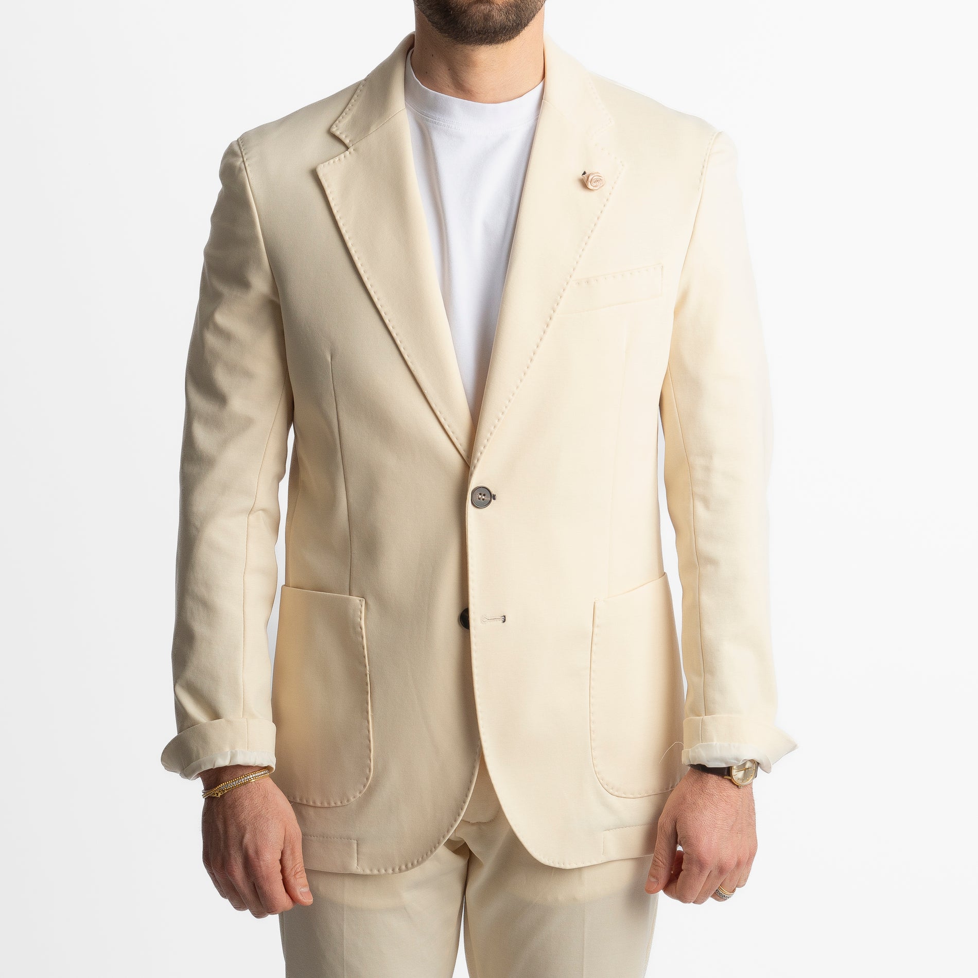 Giacca Monopetto Punto Milano Burro