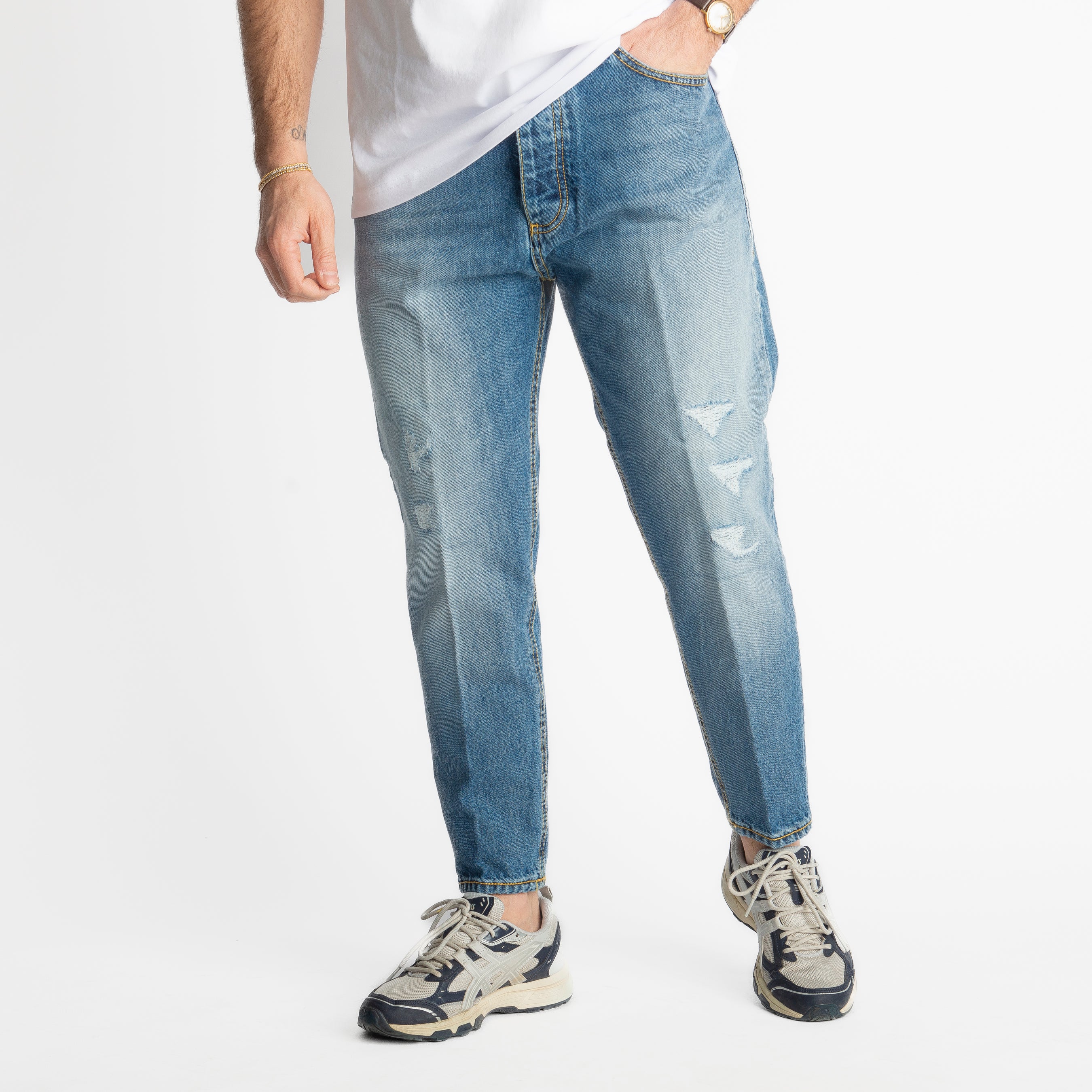 Jeans Carrot Fit S188 - Cotone Mercerizzato