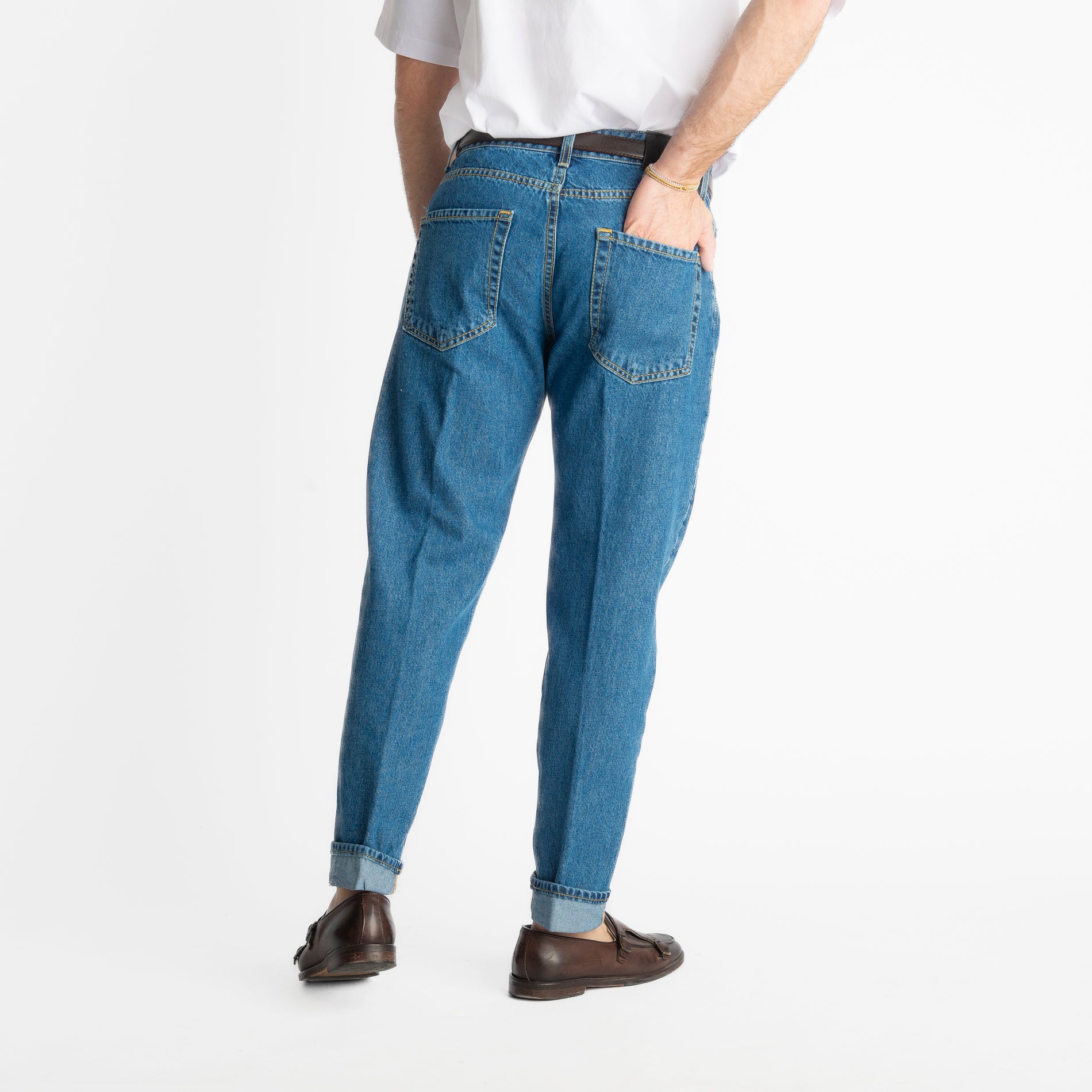 Jeans Straight Fit Blu Heritage