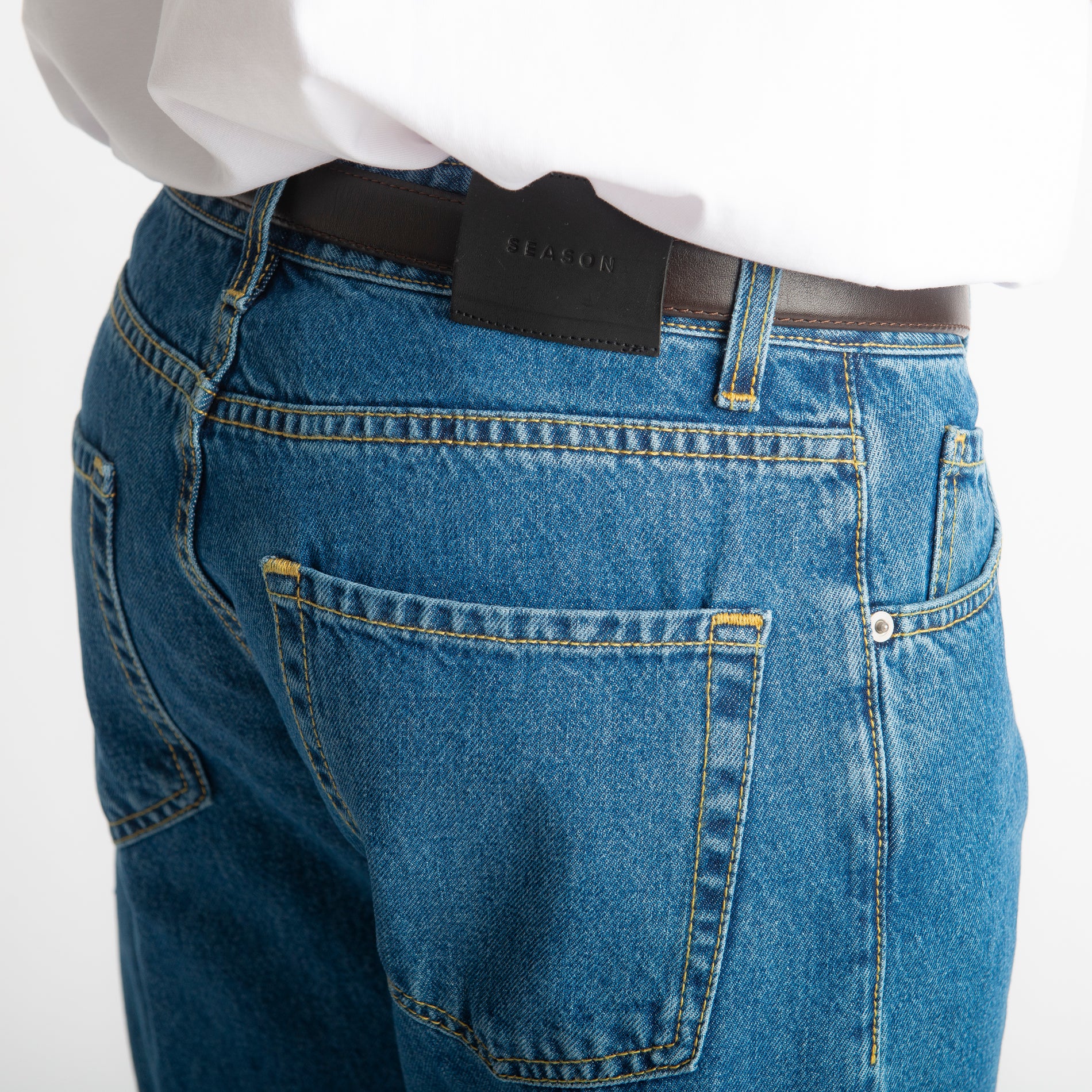 Jeans Straight Fit Blu Heritage