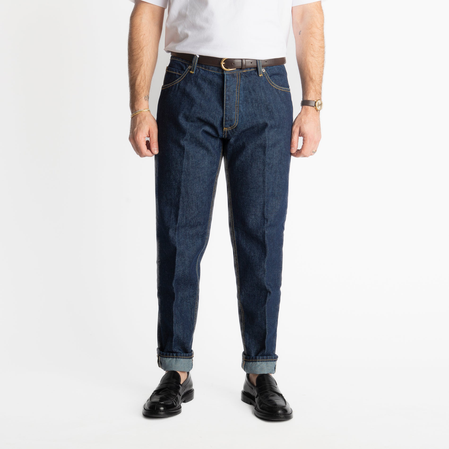 Jeans Straight Fit Dark Blue