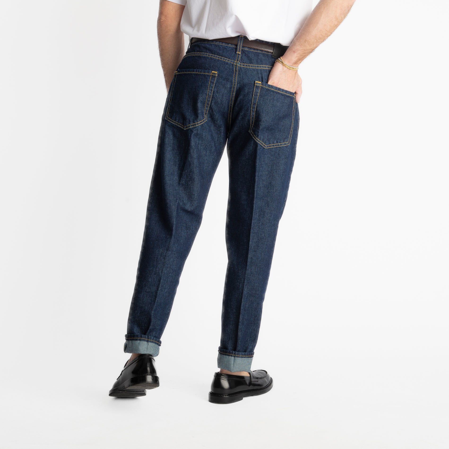 Jeans Straight Fit Dark Blue