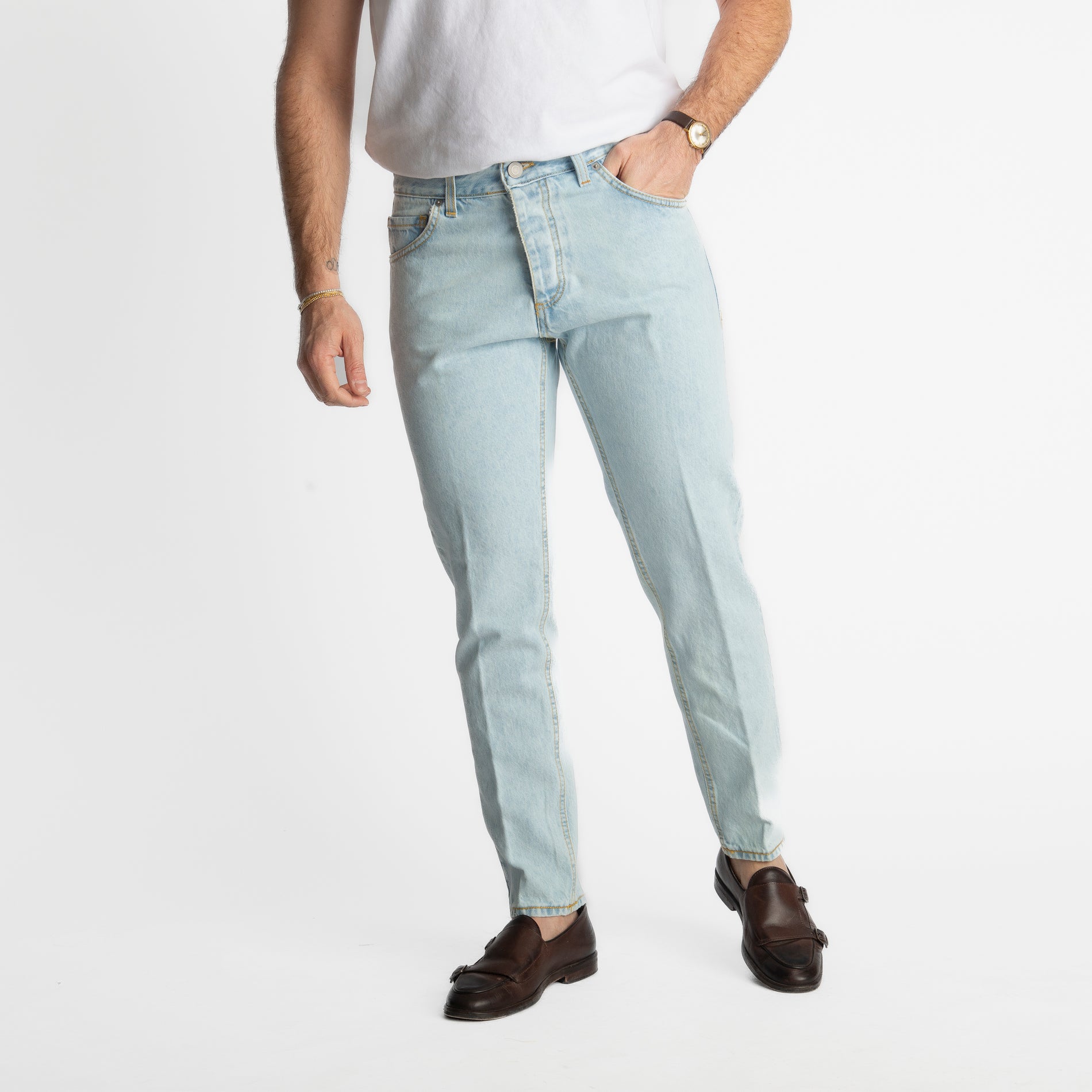 Jeans Slim Fit Blu Ice