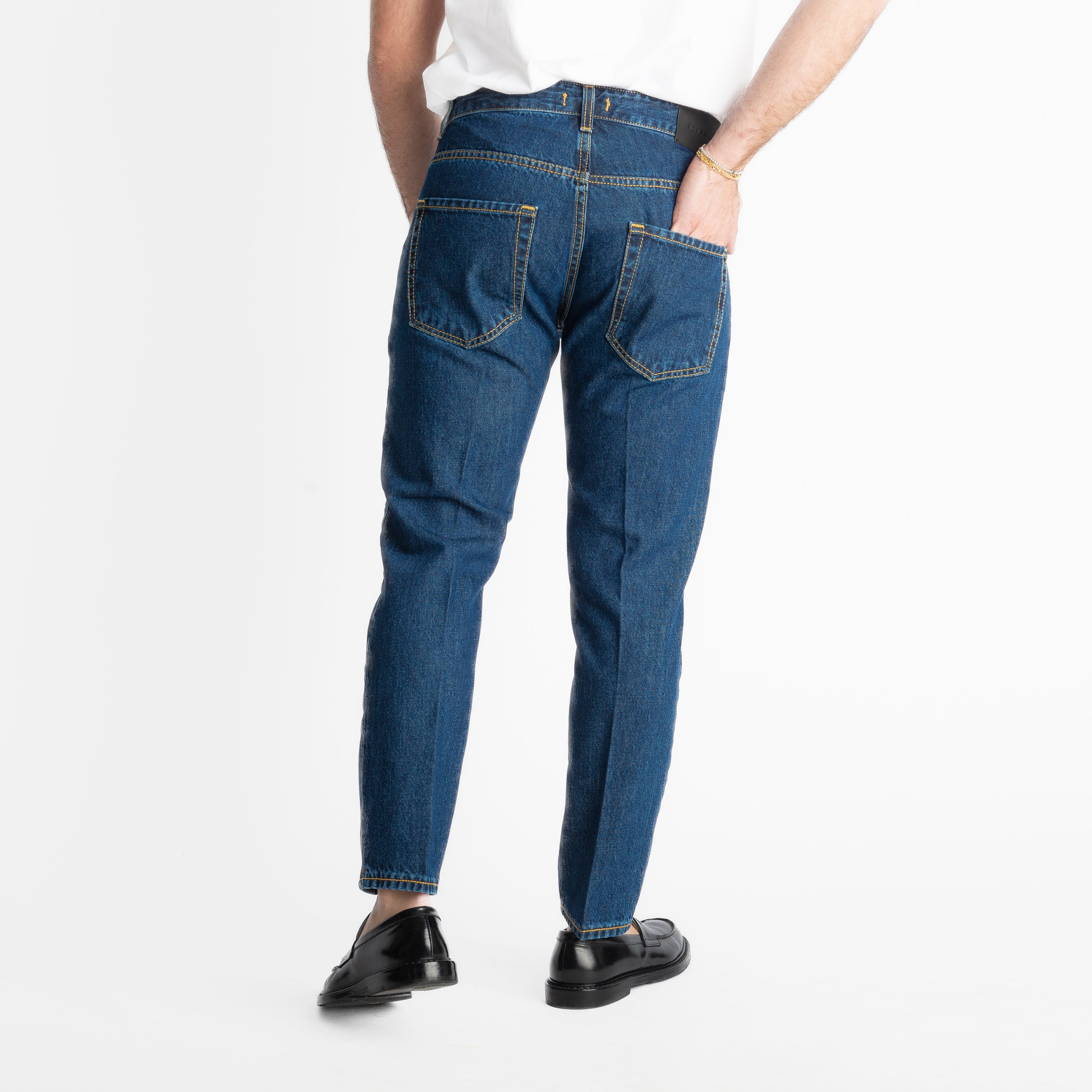 Jeans Slim Fit Midnight Blue – Cotone Mercerizzato