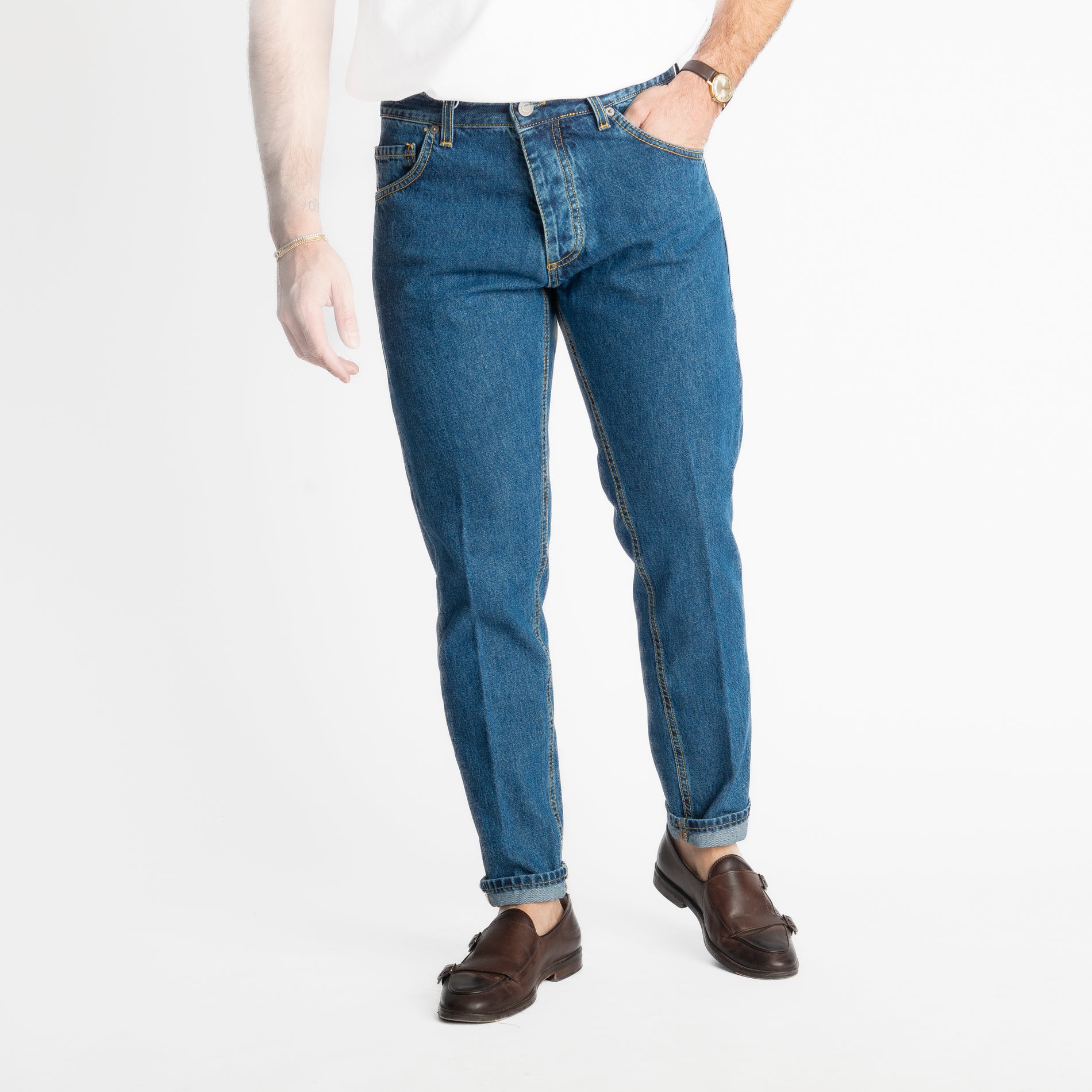 Jeans Slim Fit Stone Washed