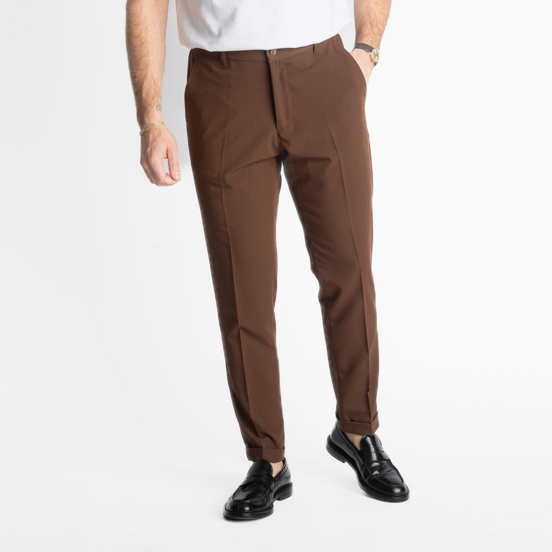 Pantalone Miller Mezza Molla TO8007 Moro