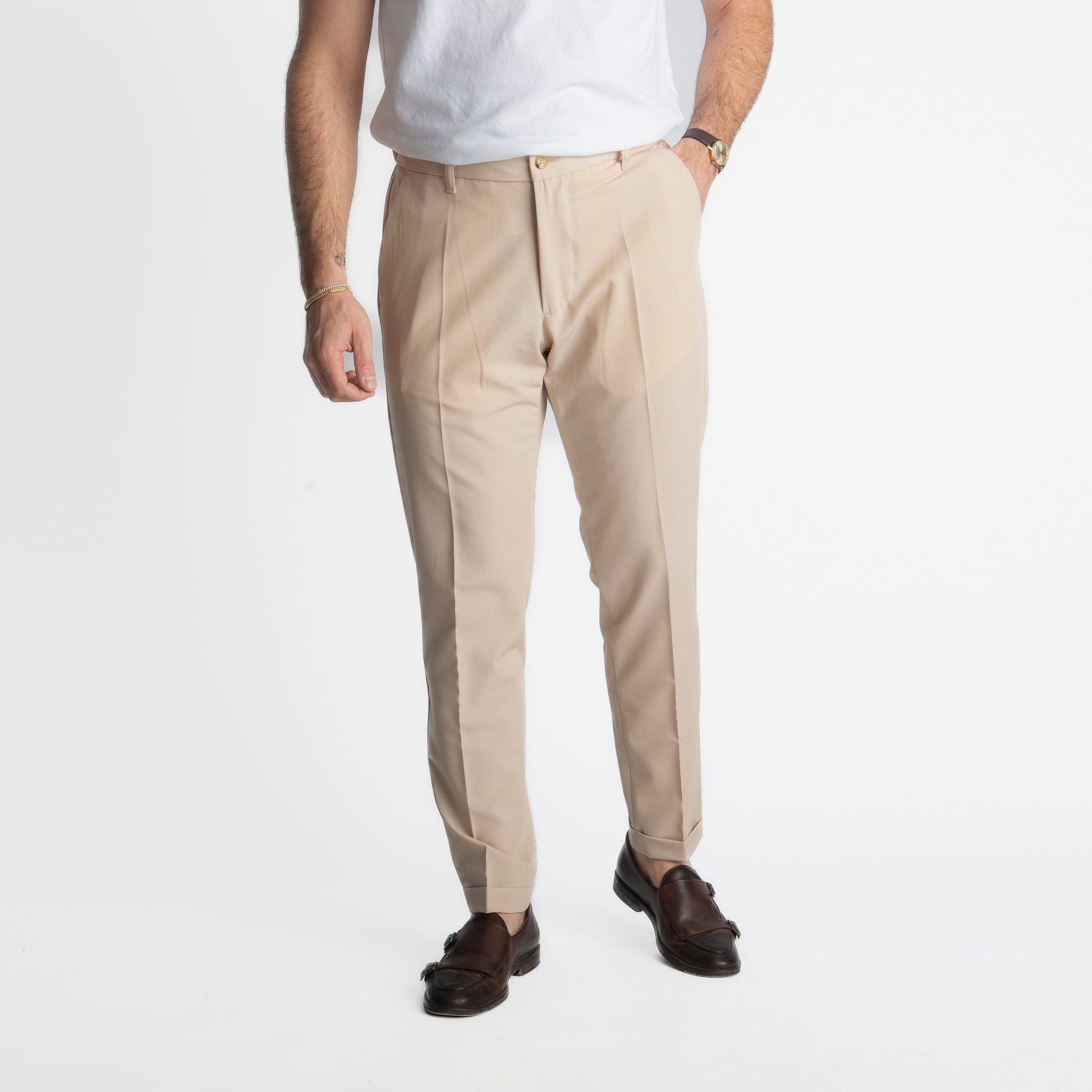 Pantalone Miller Mezza Molla TO8007 Beige
