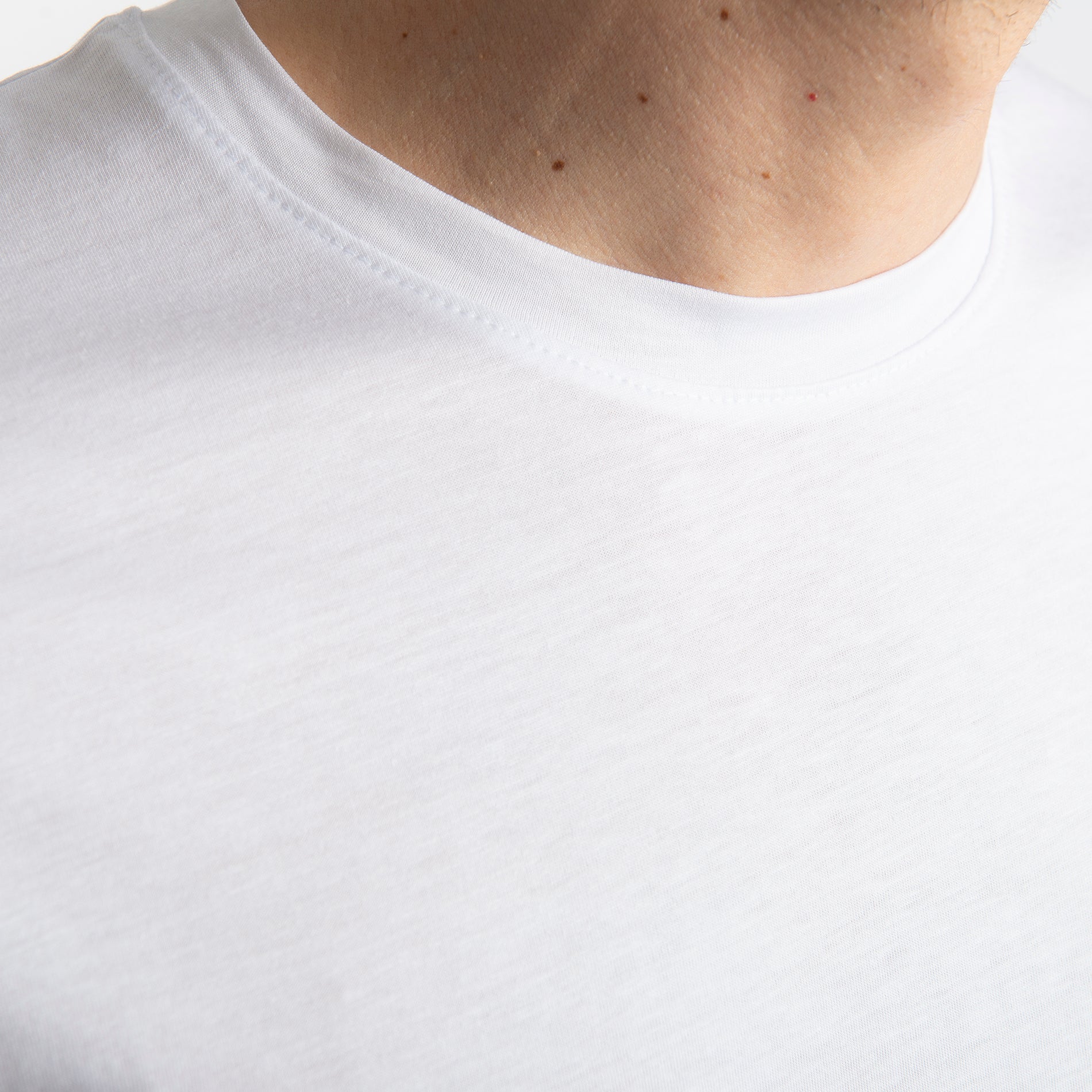T-shirt Cotone Extrafine Bianca