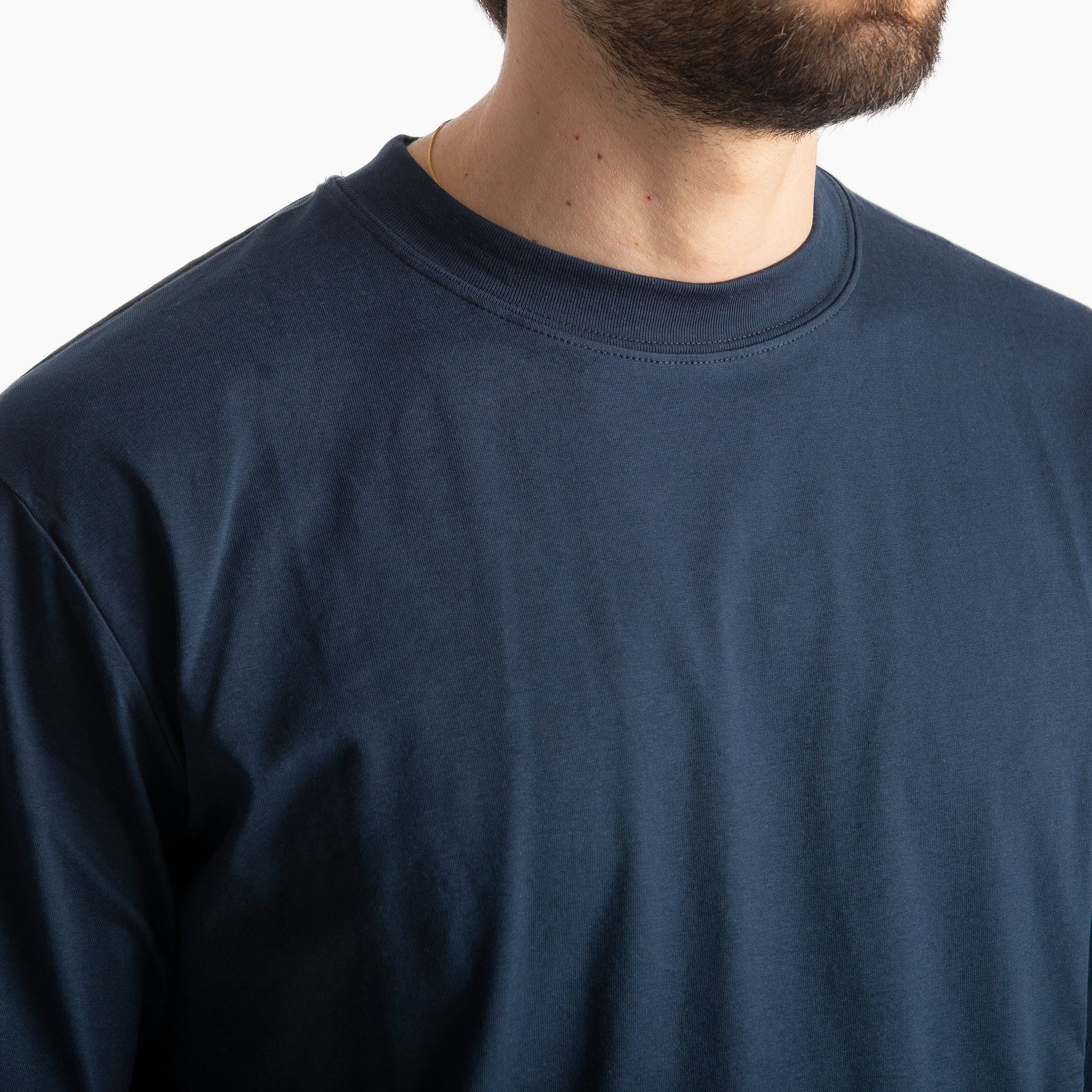 T-shirt Regular in Cotone Blu