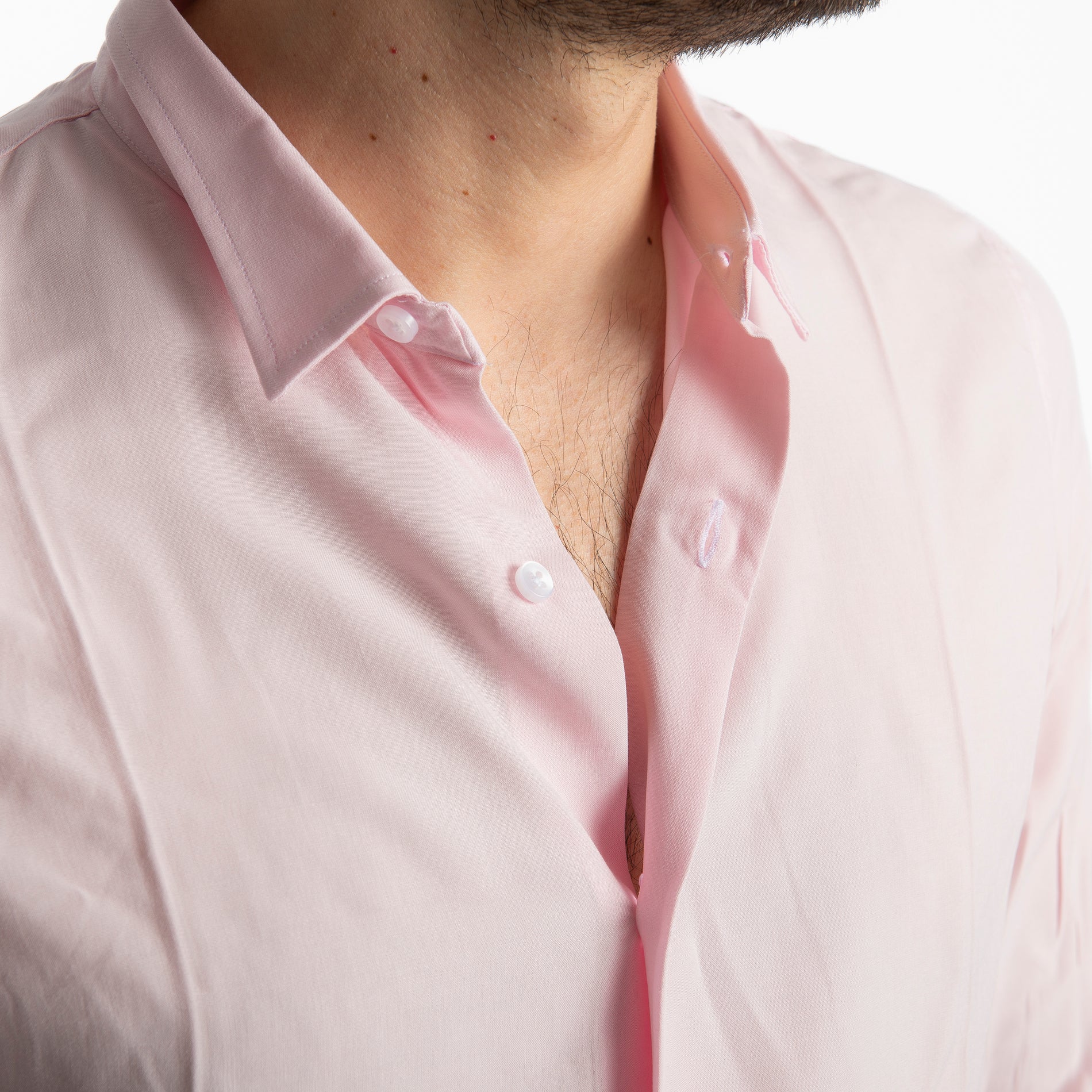 Camicia in Viscosa Rosa
