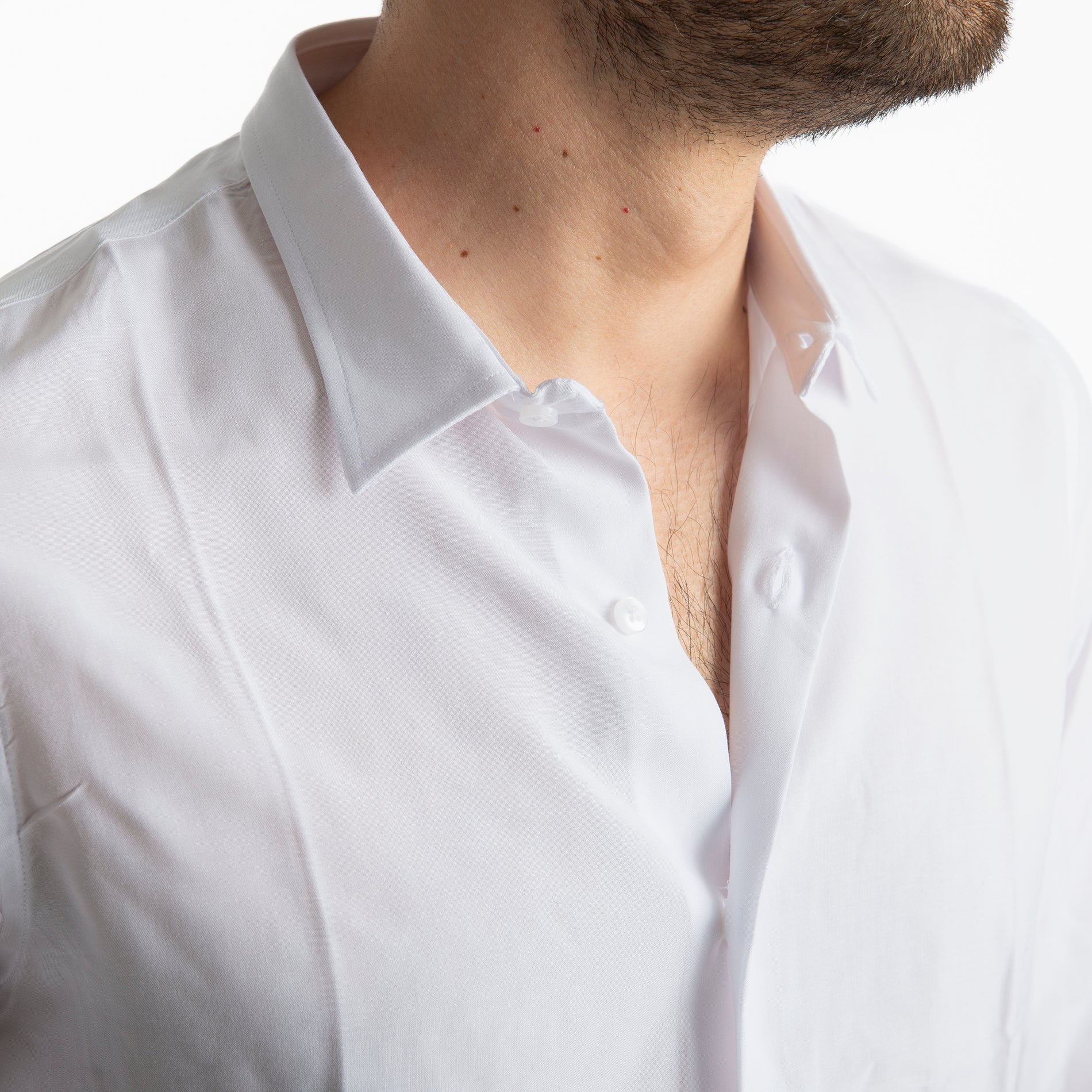 Camicia in Viscosa Bianca