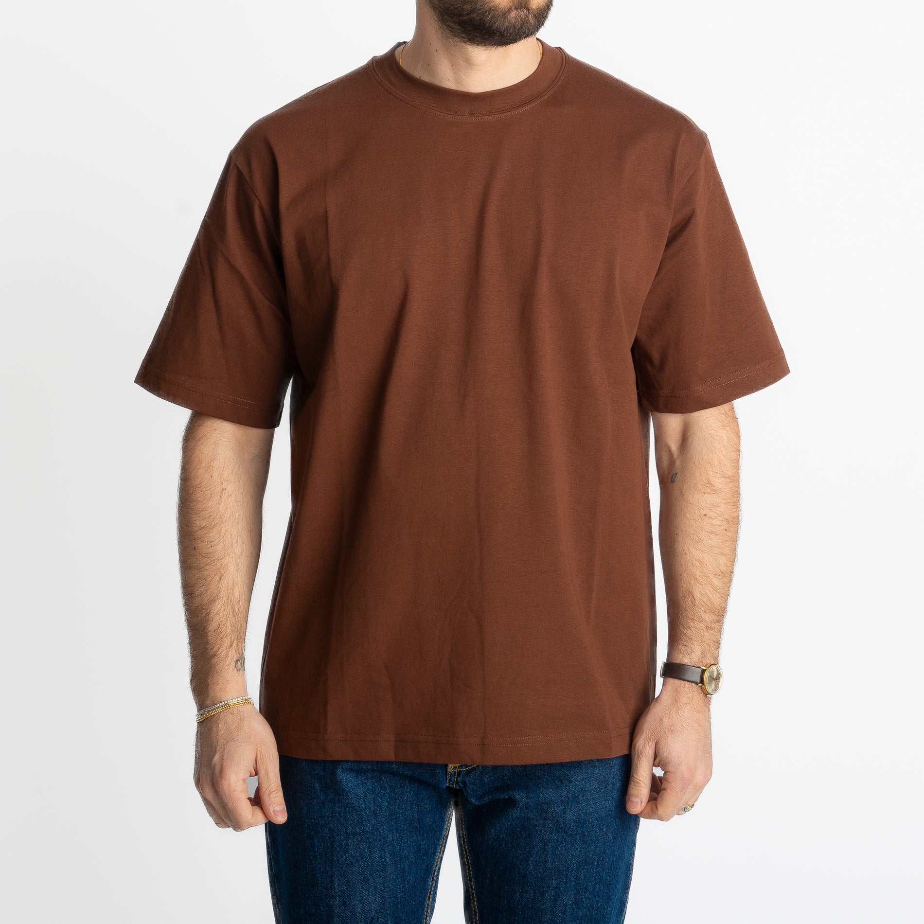 T-shirt Regular in Cotone Terra