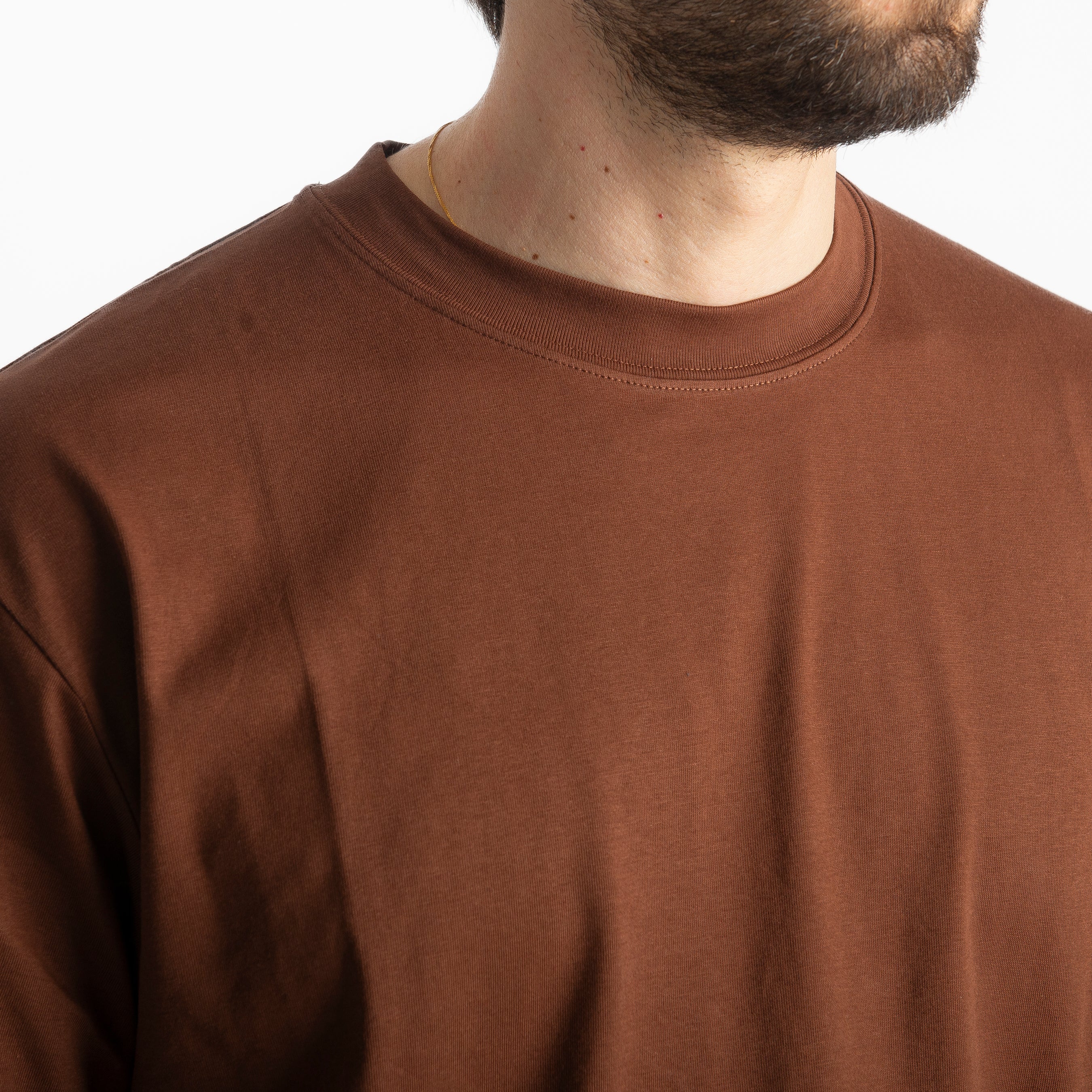 T-shirt Regular in Cotone Terra