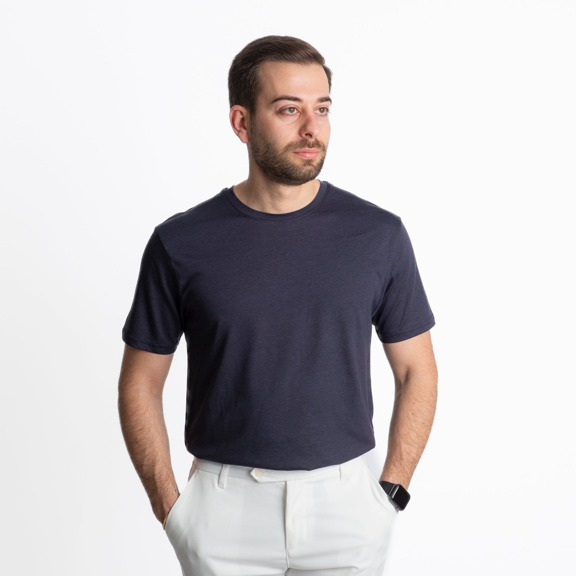 T-shirt Cotone Extrafine Blu