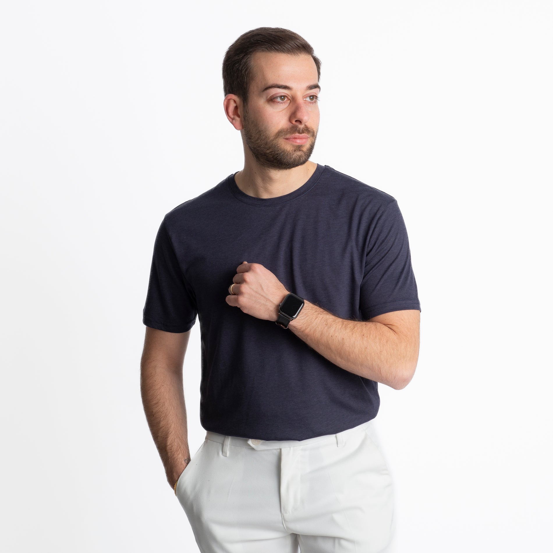 T-shirt Cotone Extrafine Blu