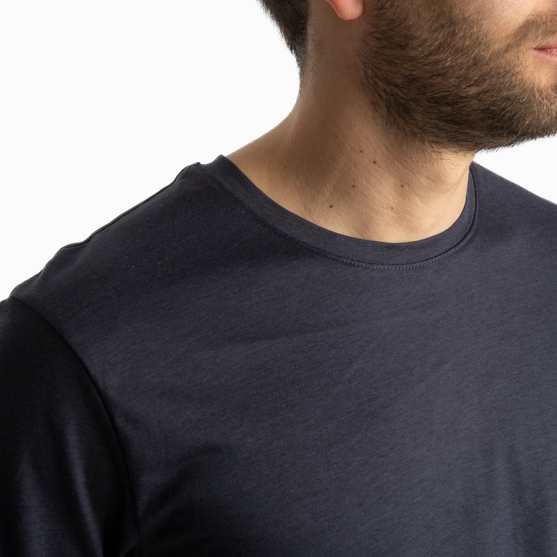 T-shirt Cotone Extrafine Blu