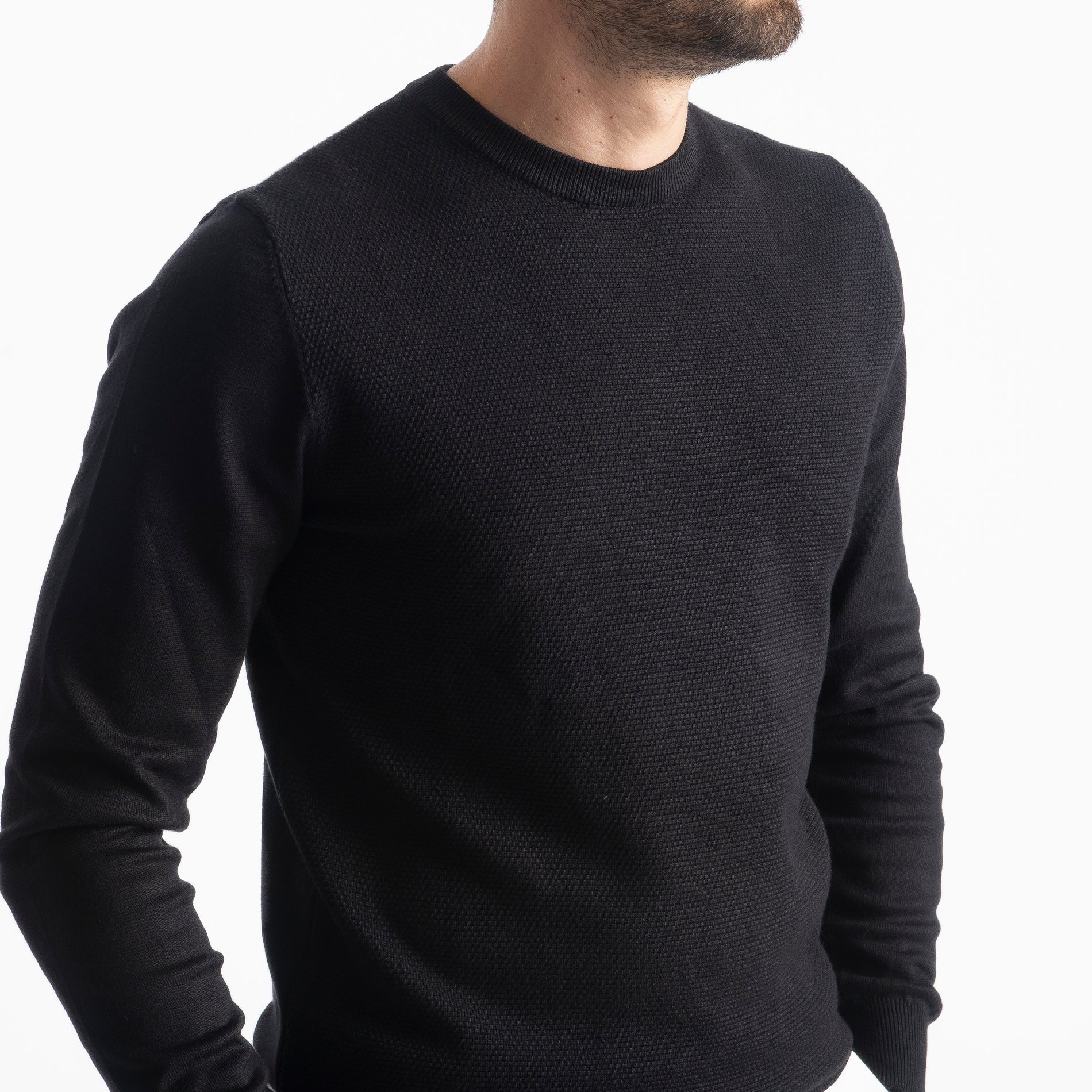 Maglioncino in Maglia M942 Nero