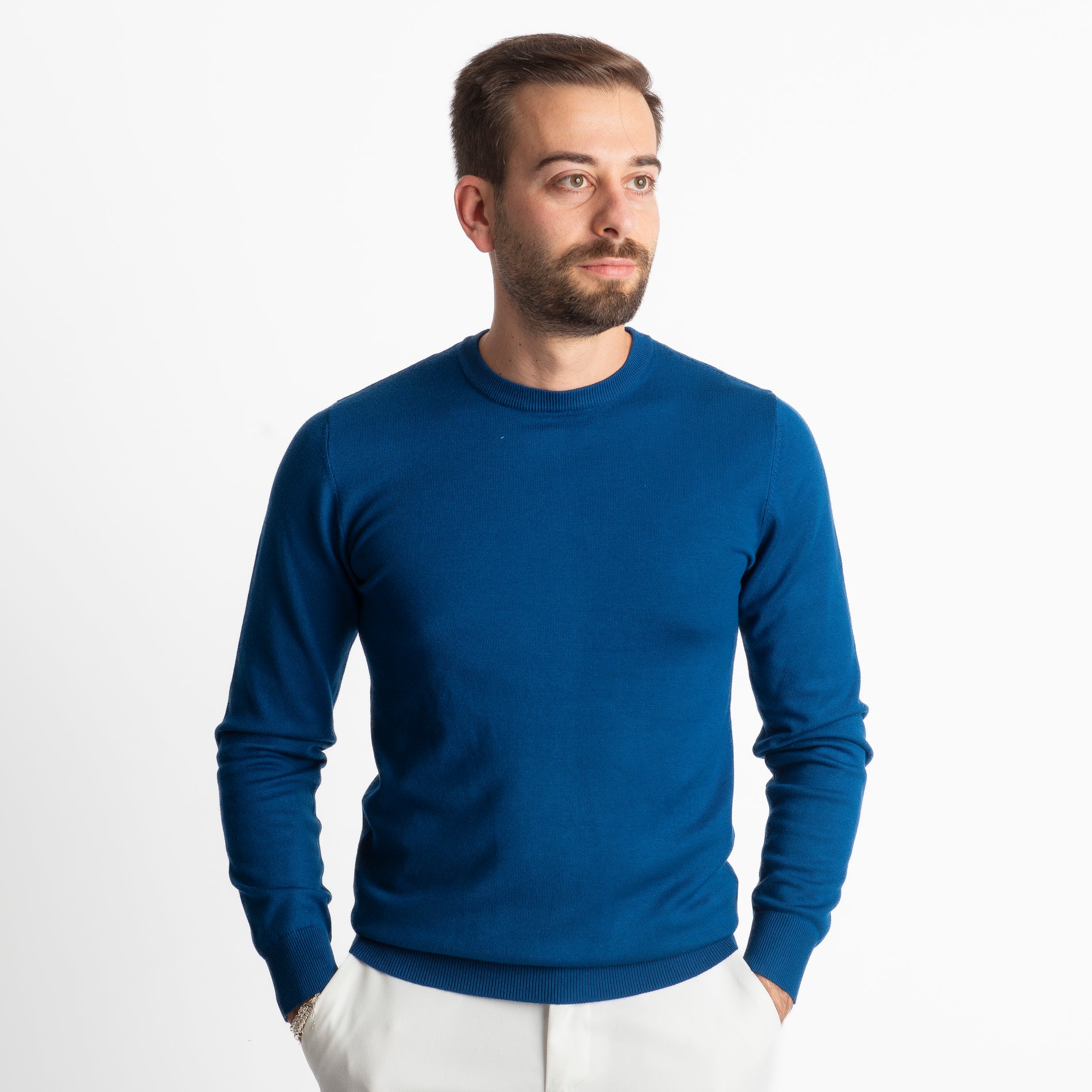 Maglioncino in Maglia MY866 Blu Navy