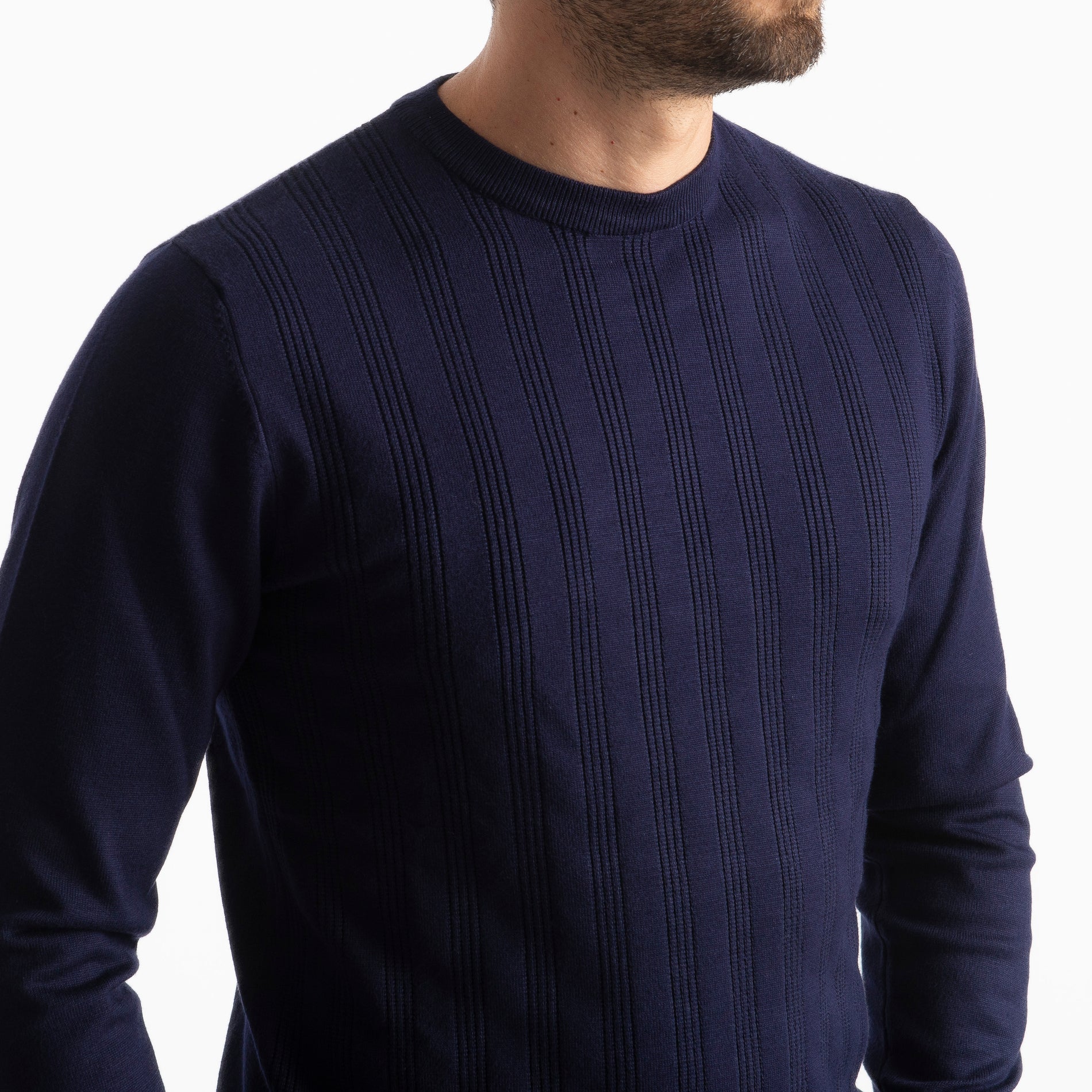 Maglioncino in Maglia M944 Blu Navy