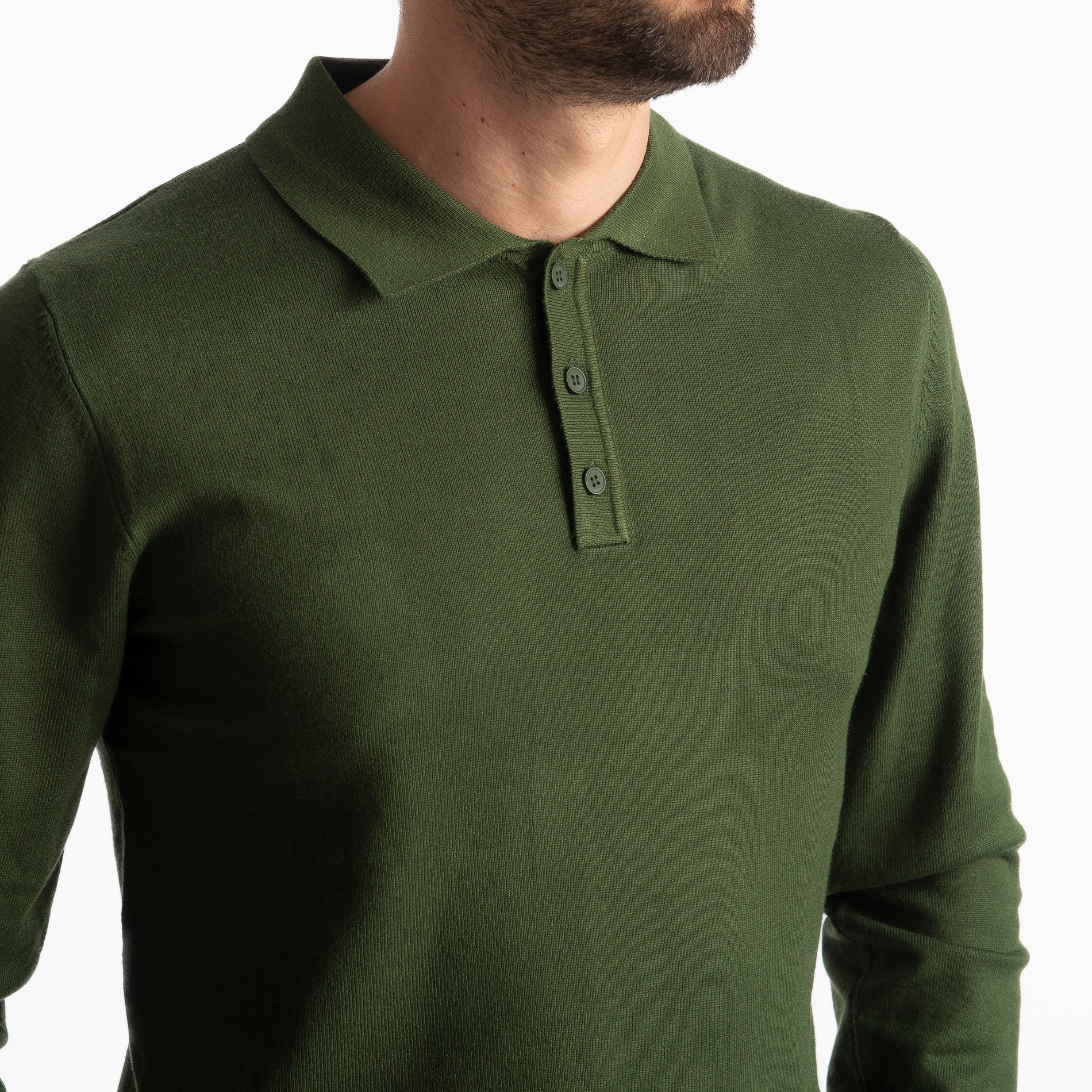 Polo in Maglia MP888 Verde Foresta