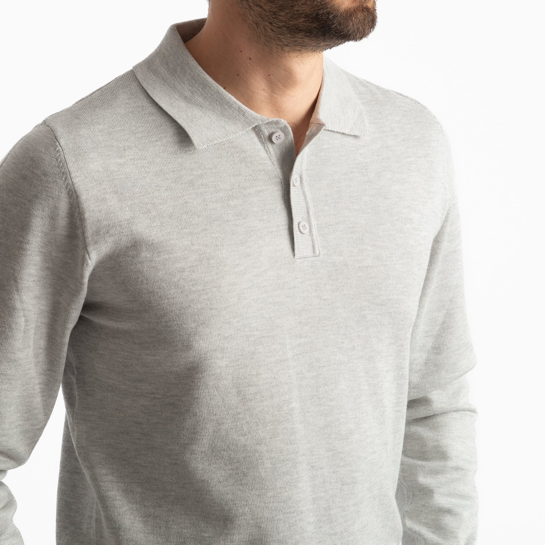 Polo in Maglia MP888 Grigio