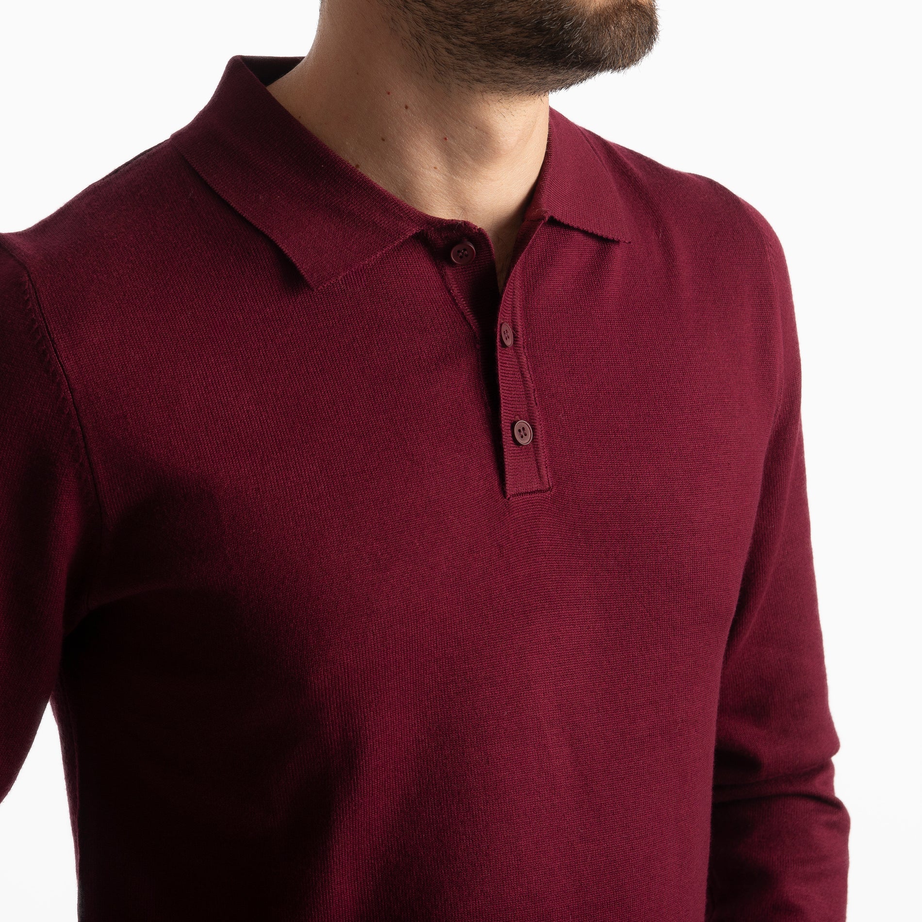 Polo in Maglia MP888 Bordeaux