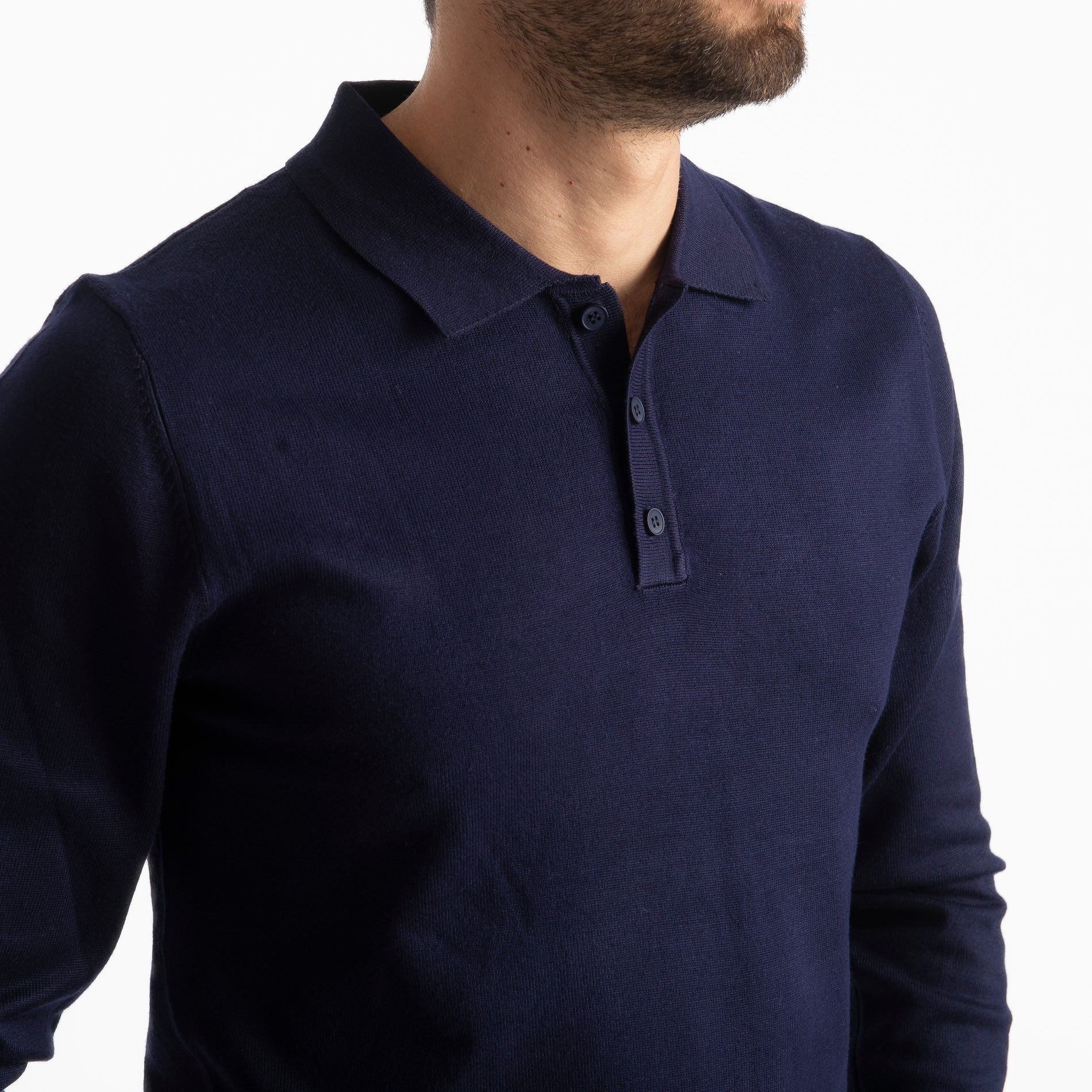 Polo in Maglia MP888 Blu Notte
