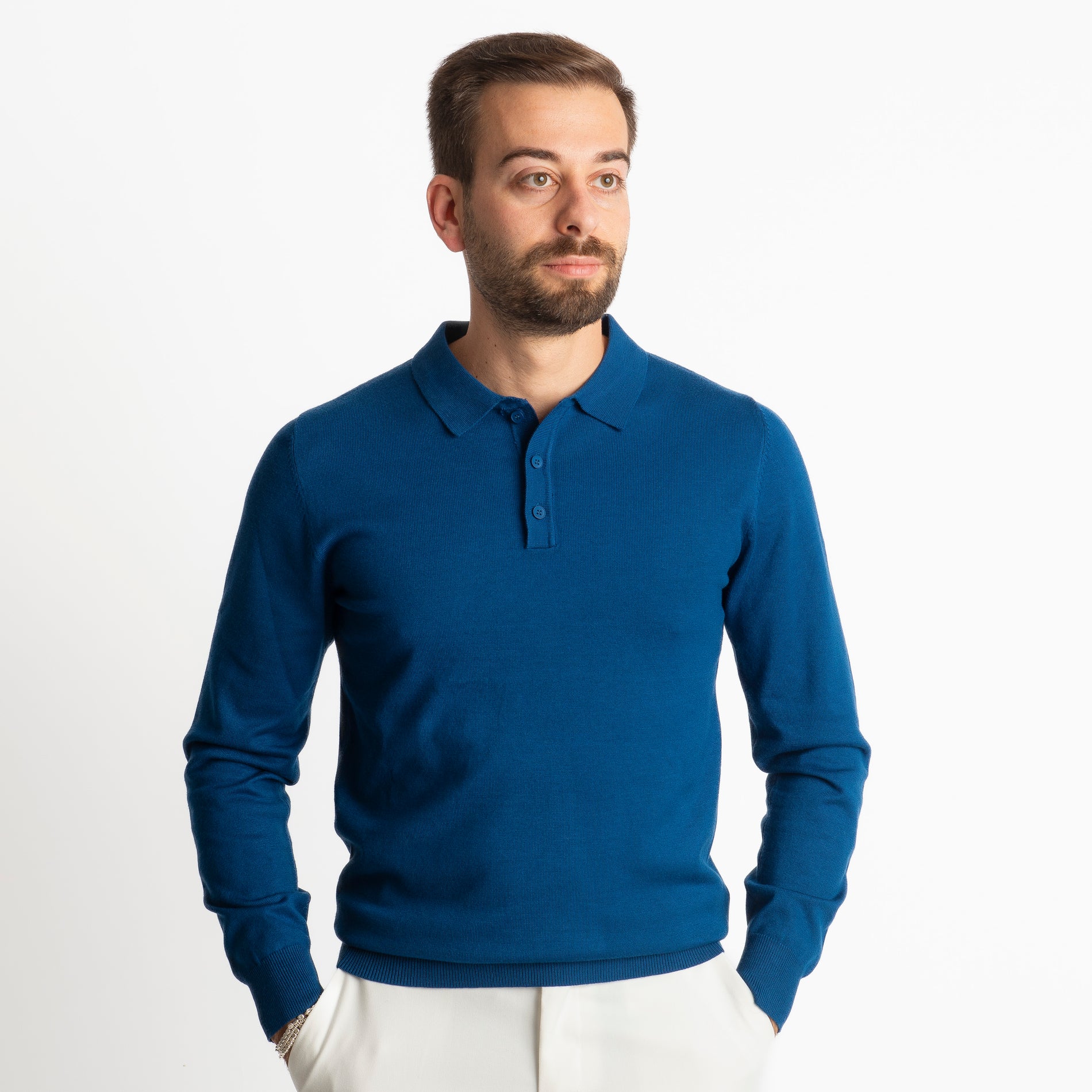 Polo in Maglia MP888 Blu Navy