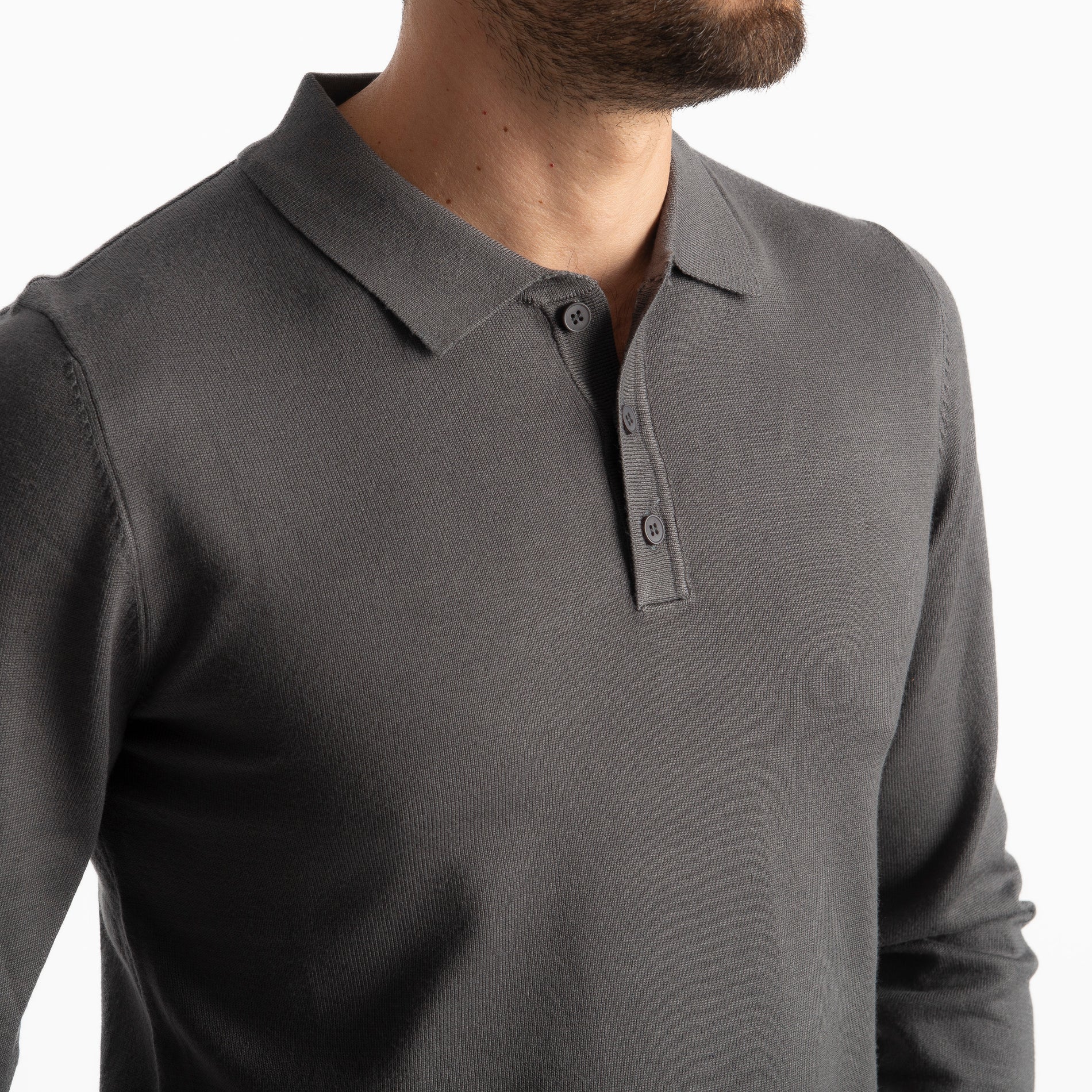 Polo in Maglia MP888 Piombo